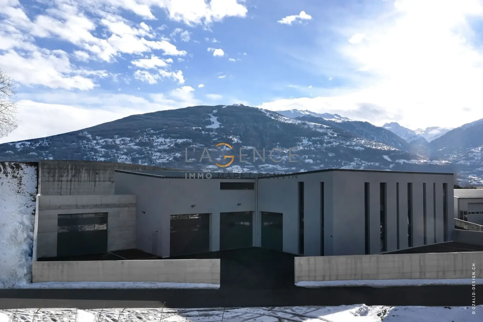 Moderne Industriehalle zur Miete - 142 m², Redin-Zone, Savièse
