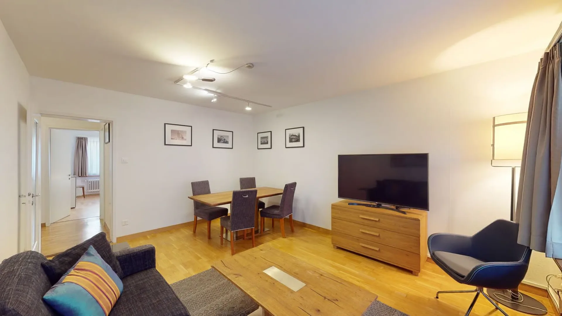 Elegantes 3-Zimmer-Furnished-Apartment in Prime Zürich Enge Lage