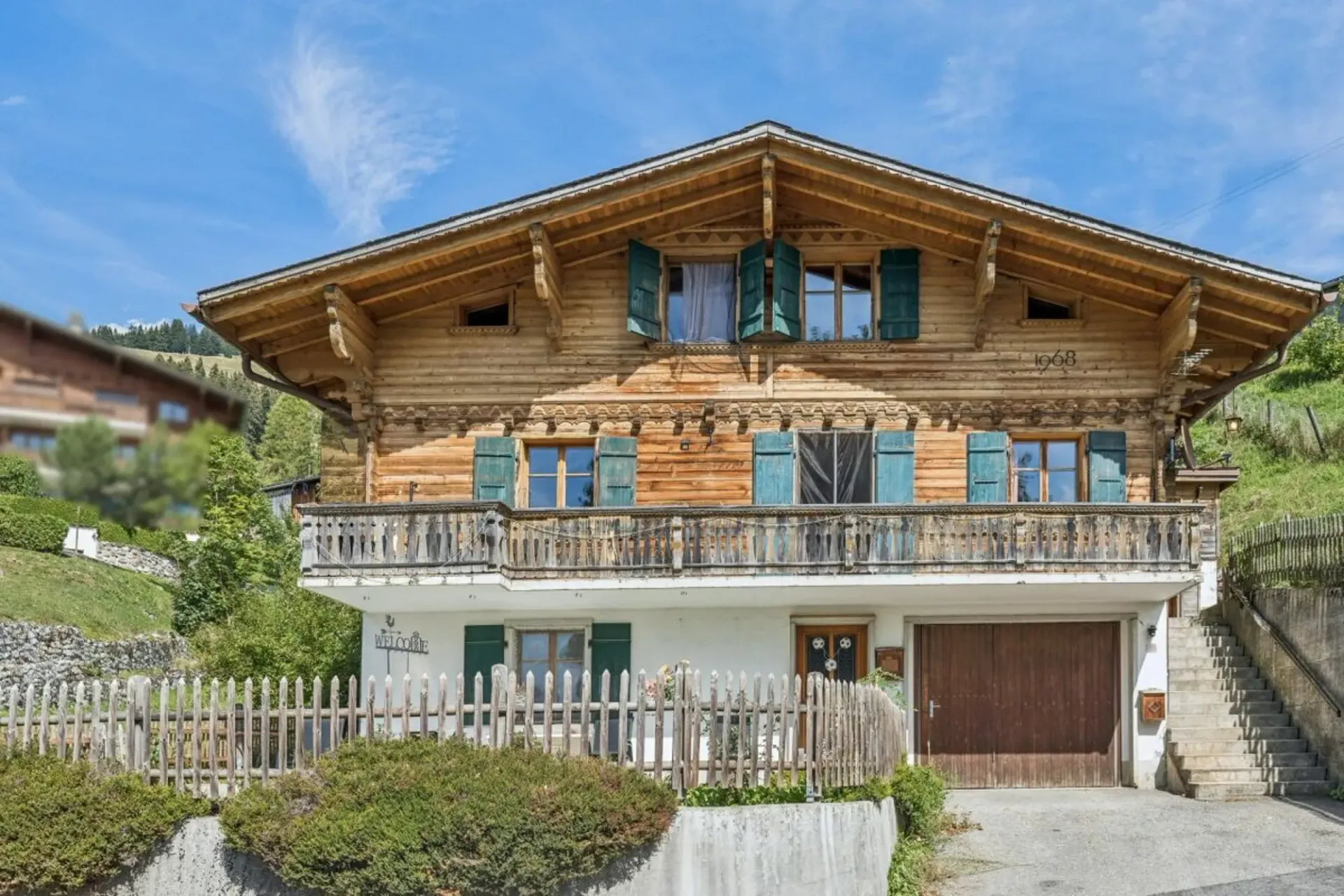 Grosses 7-Zimmer Chalet mit Einliegerwohnung und wunderbarer Weitsicht in Château-d'Oex VD