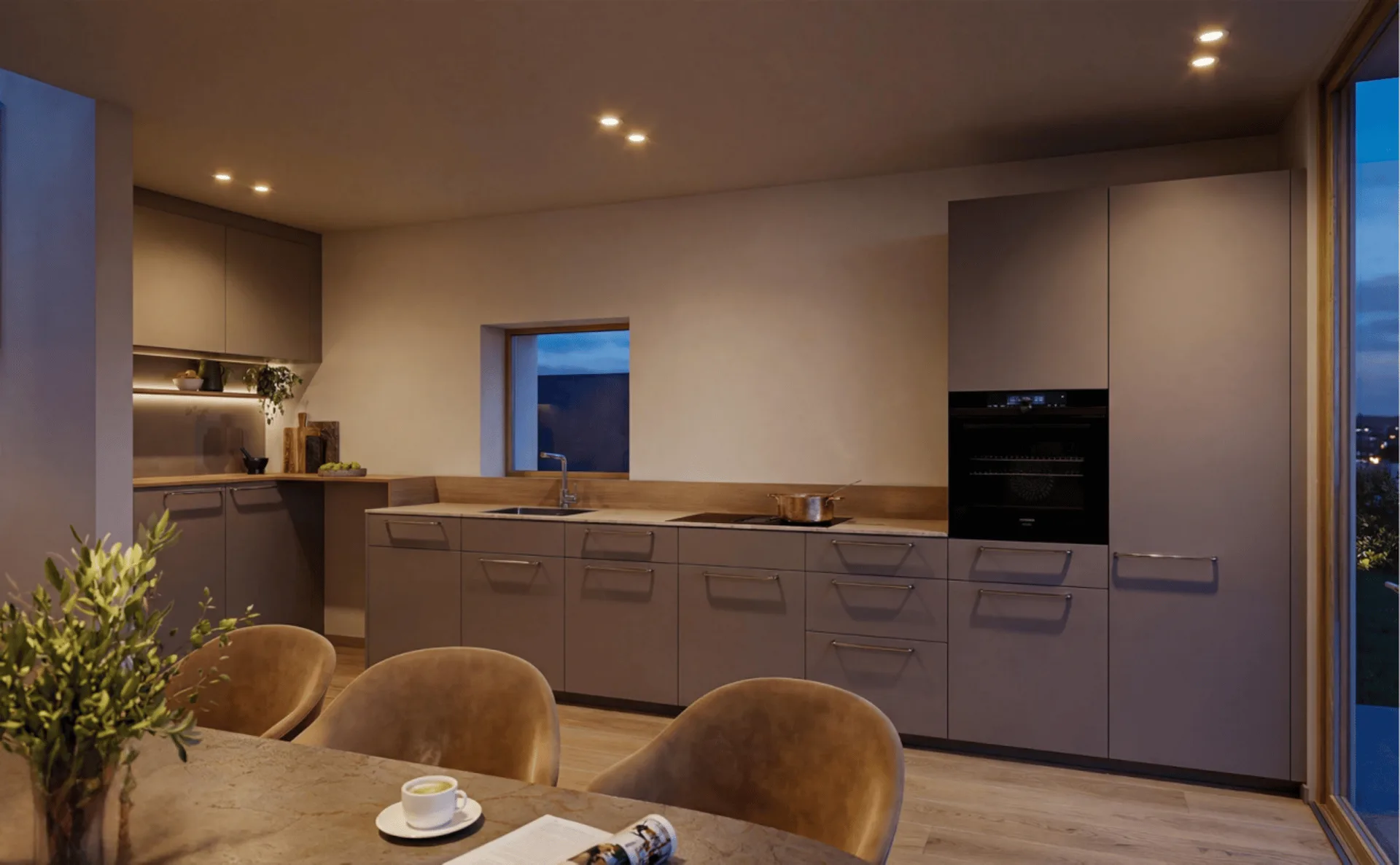 Modernes Reihenhaus in Känerkinden mit 5 Zimmern und 5 Etagen (B)