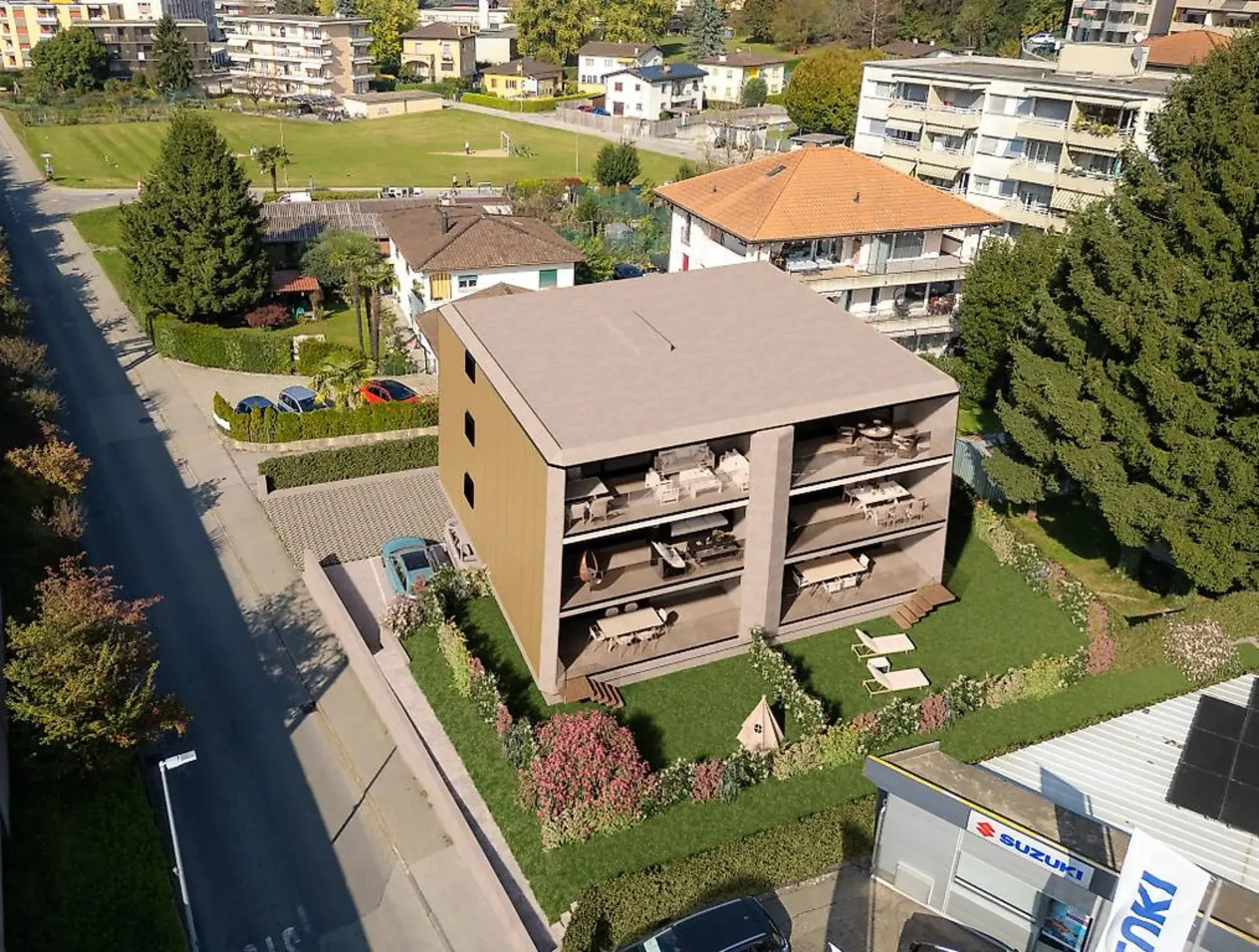 LUGANO-CADEMPINO: 4,5 Lokale in naher Bauausführung