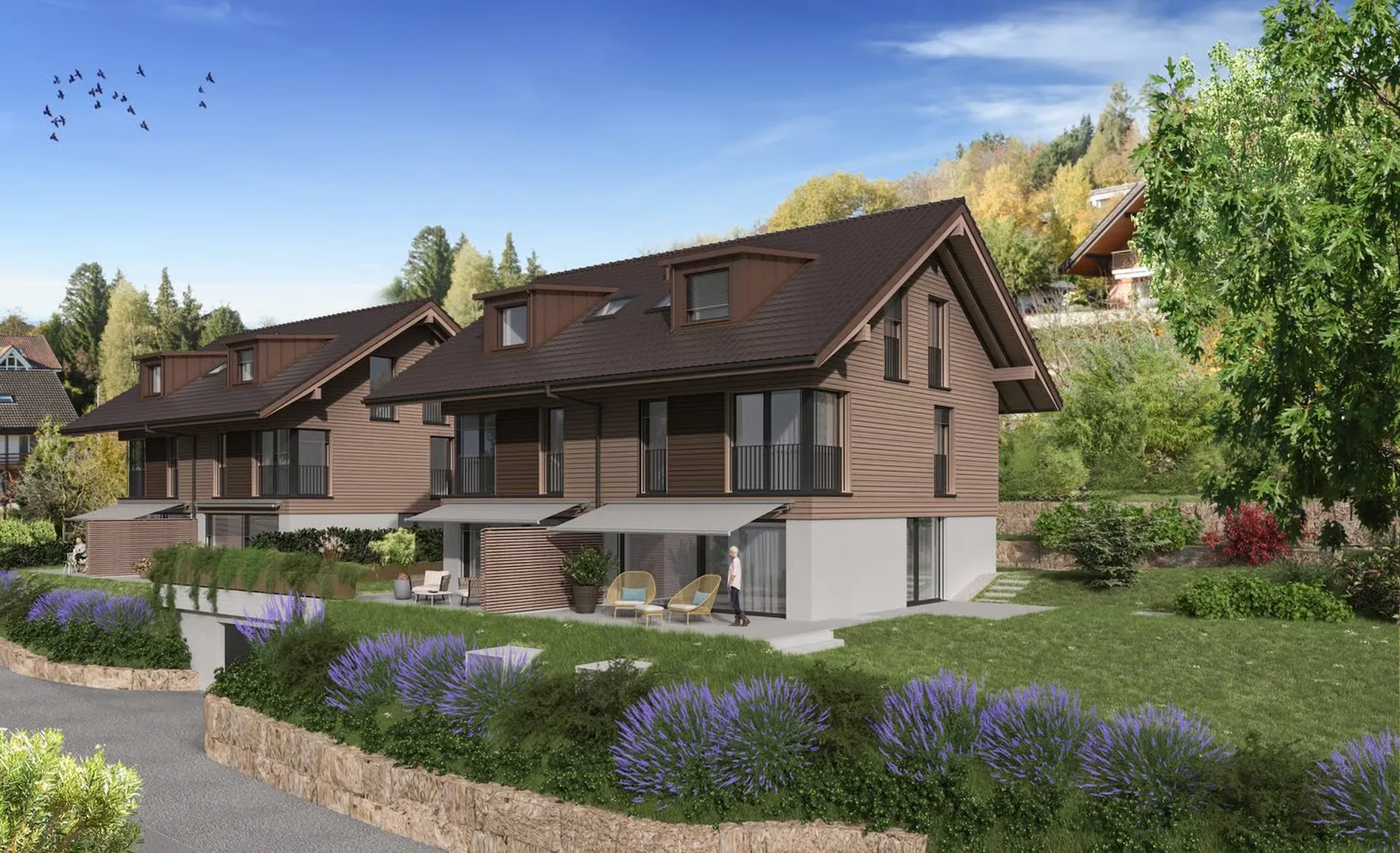 Doppeleinfamilienhaus in Jens
