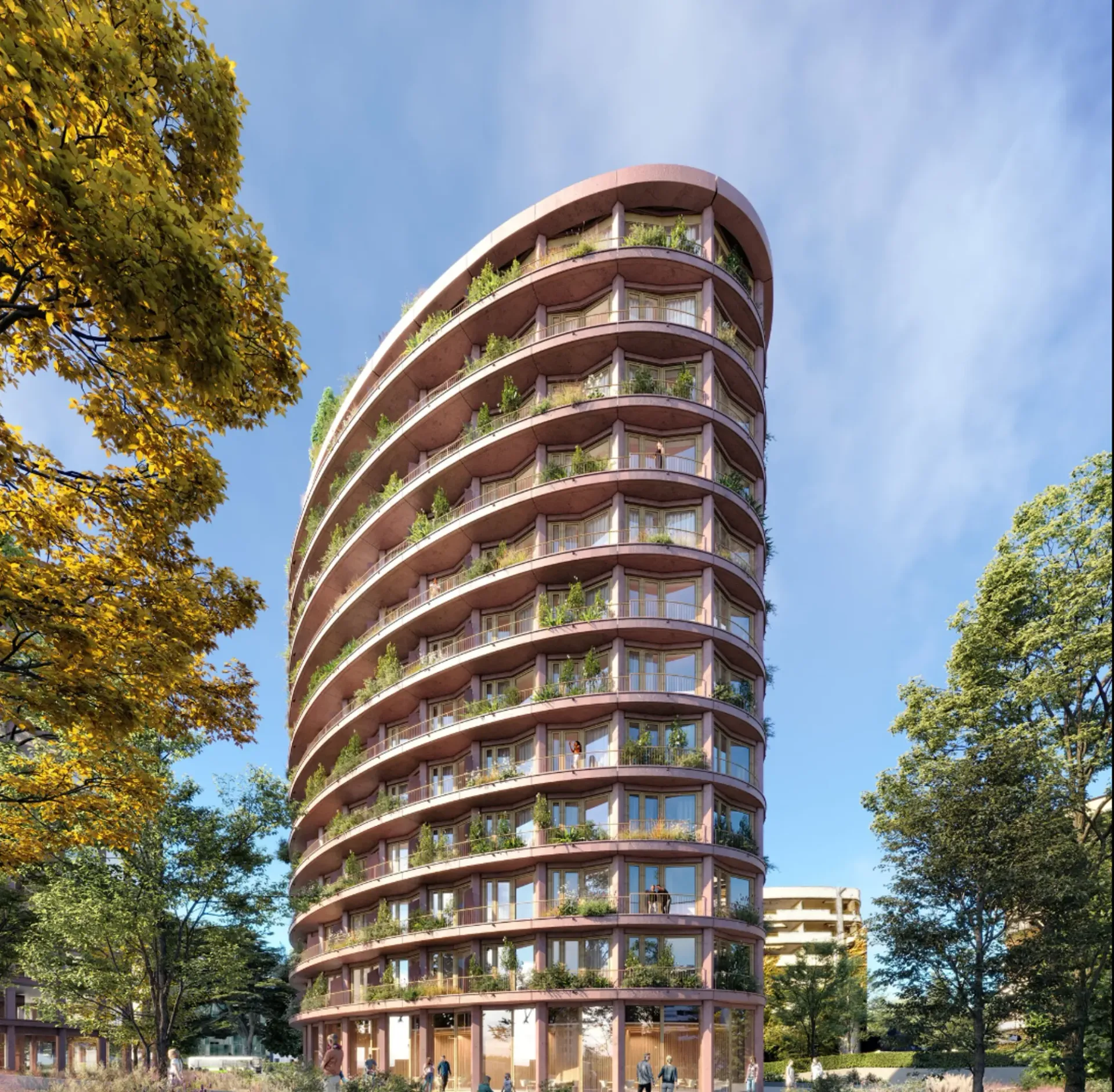 Zu vermieten sofort – Prächtige neue Gewerbefläche für ein Restaurant in Surville (Petit-Lancy)