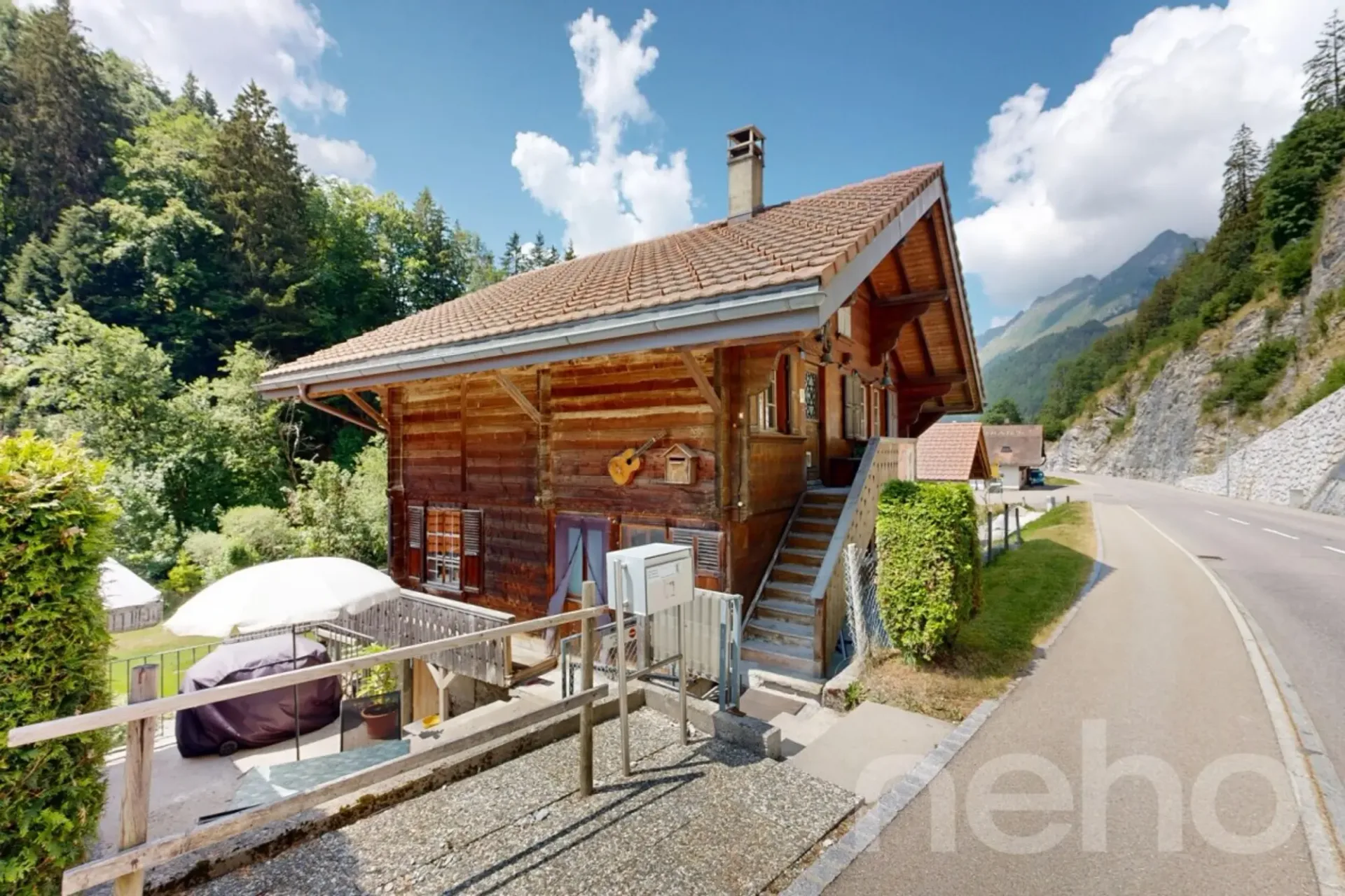 Un chalet plein de charme dans un écrin de verdure