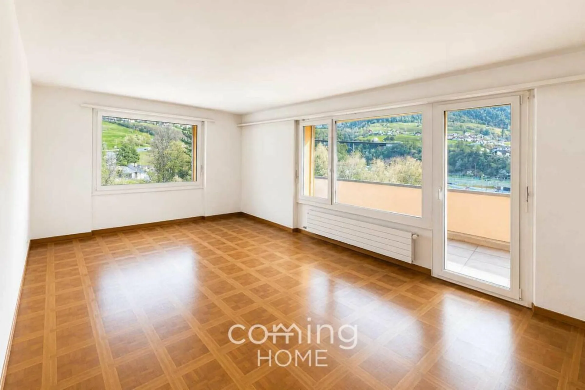 Moderne 4.5 Zimmerwohnung in Brig-Glis mit Balkon und Bergsicht