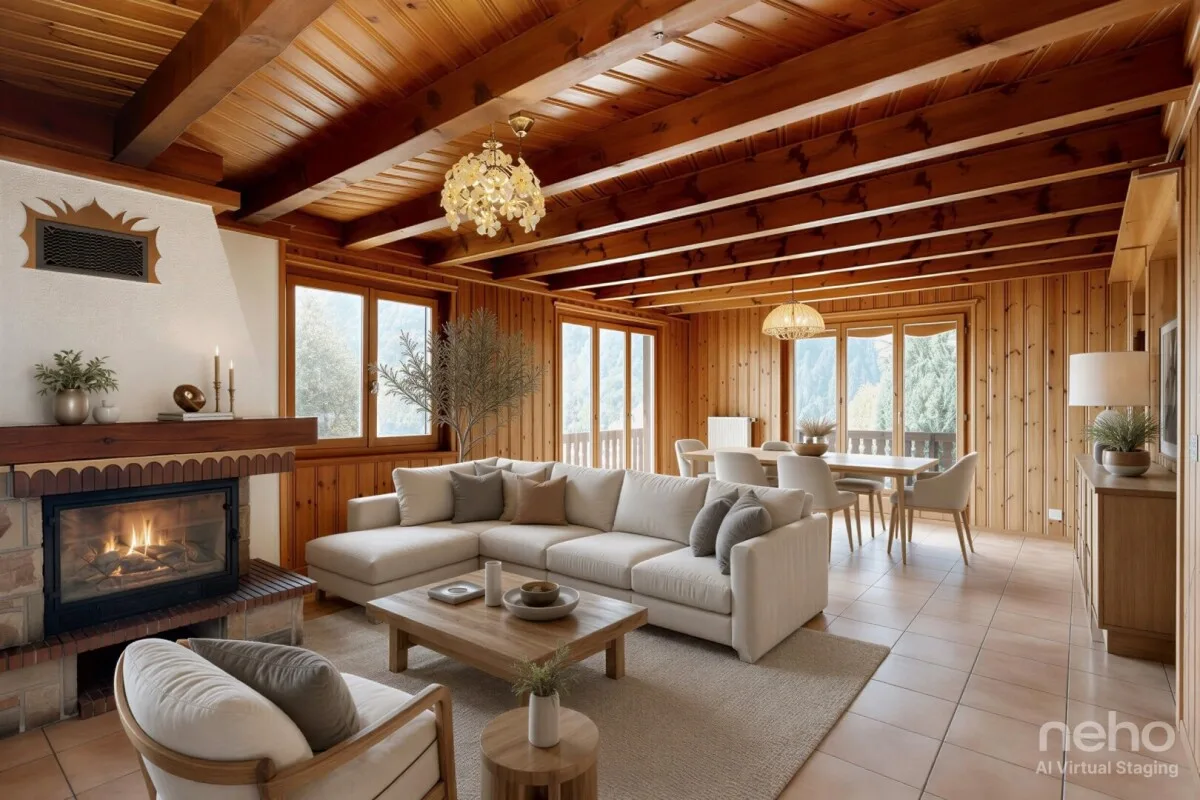 Chalet in Miex: absolute Ruhe und Panoramablick auf die Berge