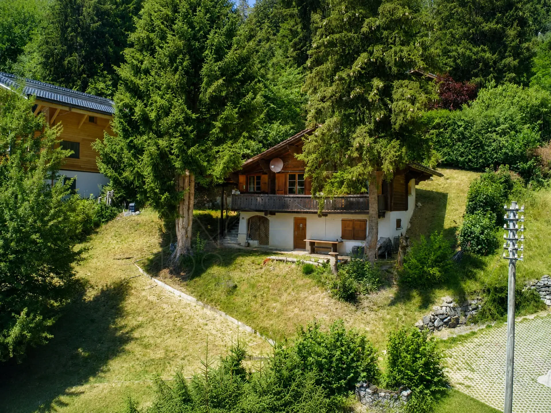 Chalet de 4,5 pièces à rénover à Gryon, vue et calme