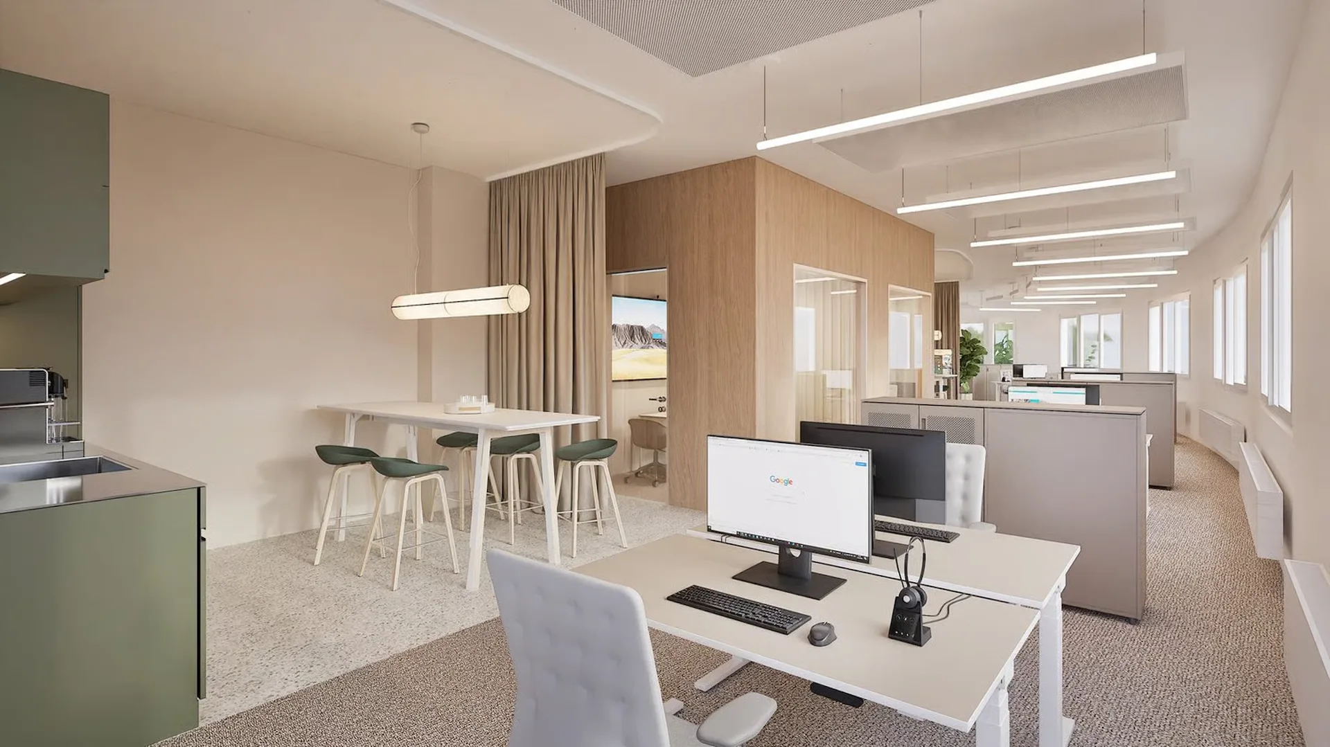 Flexible Büroflächen – Aufteilung nach Bedarf möglich