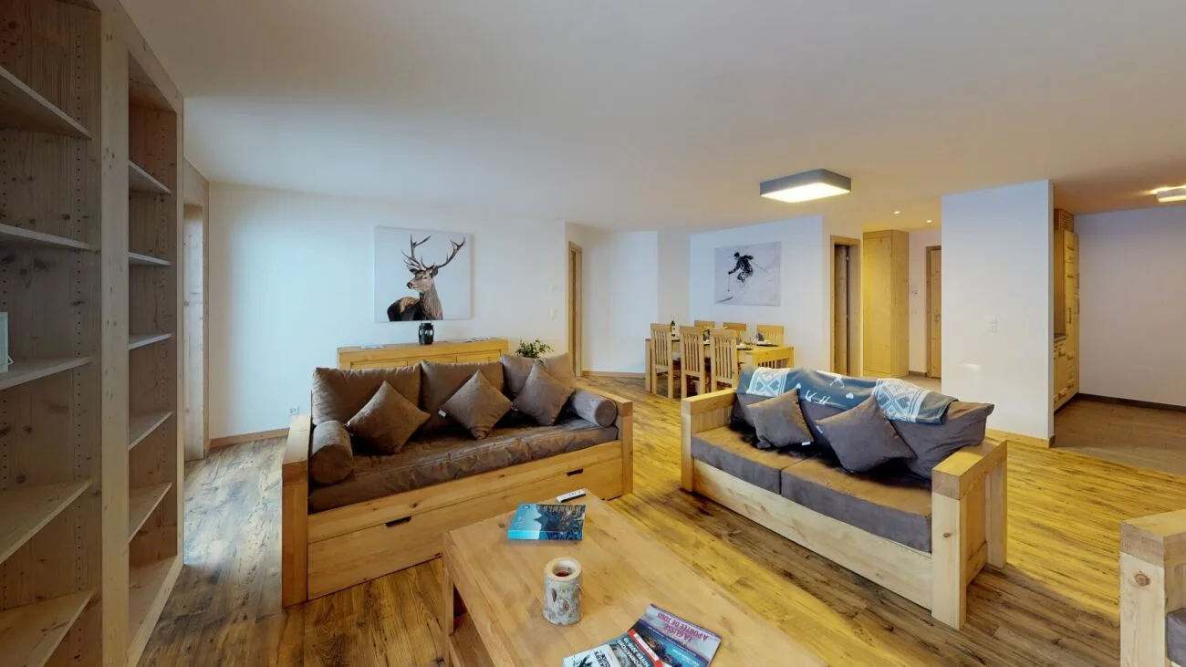 Schönes Apartment im Erdgeschoss mit Ski-In-/Ski-Out-Zugang zu den Pisten von Veysonnaz, im Herzen von 4 Vallées