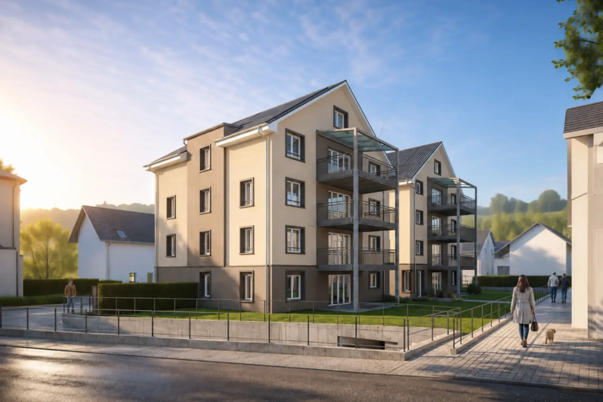Ankündigung - 8 grosszügige 4.5-Zimmerwohnungen in ruhigem Quartier