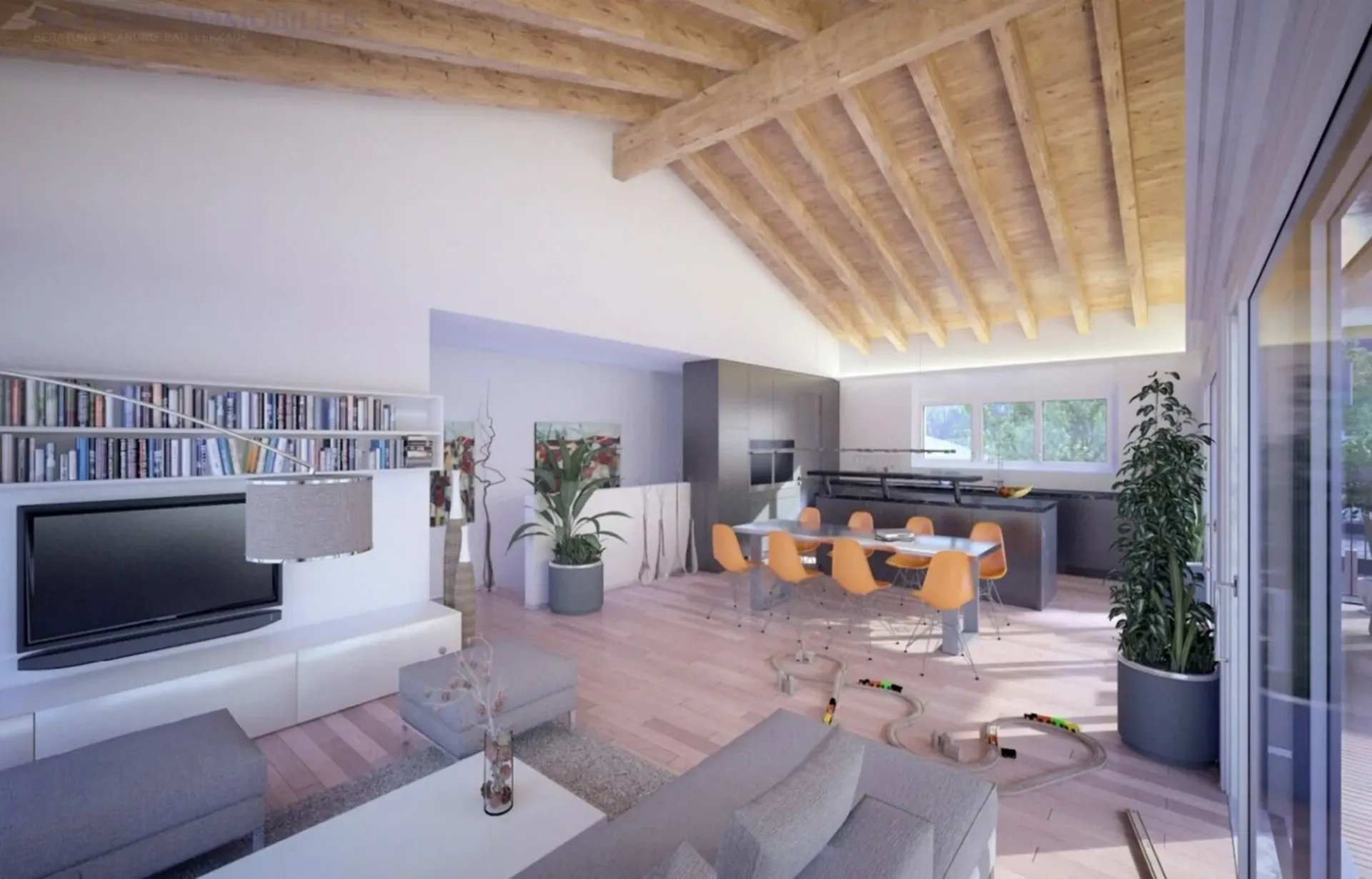 Moderne Duplex-Attikawohnung in Ried-Brig zu Verkaufen