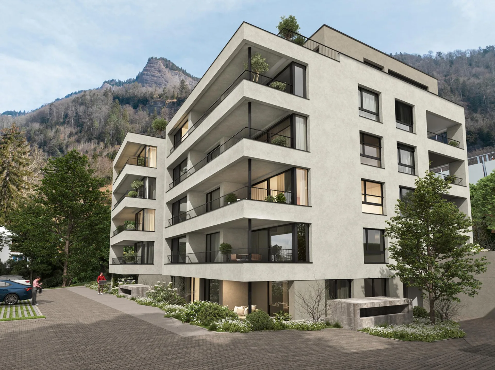 CASA RIVIERA IN VITZNAU ELEGANTE 3.5 ZIMMER ERDGESCHOSSWOHNUNGEN IM D