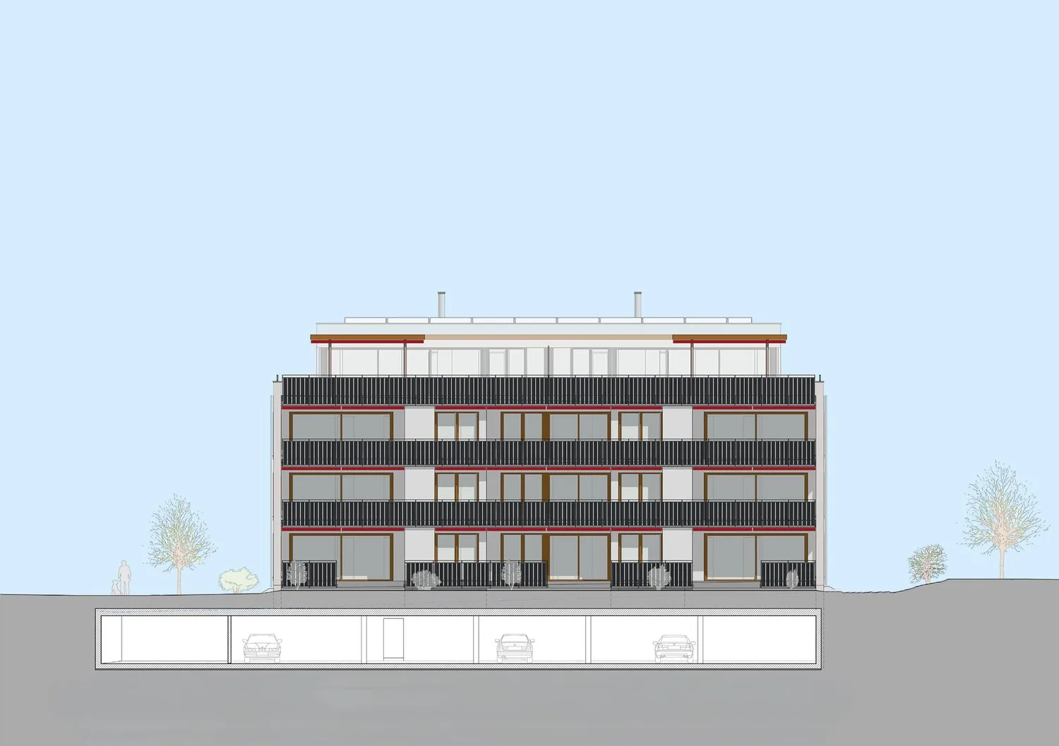 New parking spaces for rent – Glockentalstrasse 7, Steffisburg