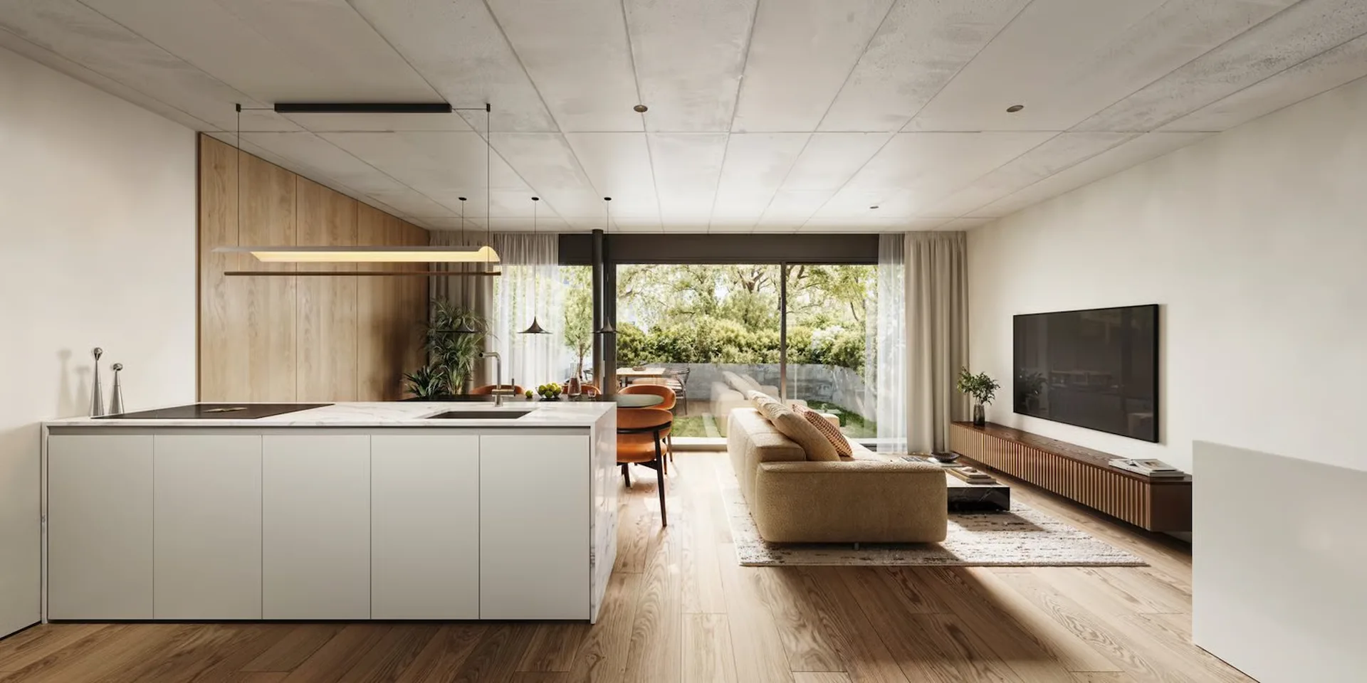 Neubau Attikawohnung mit 65m2 Wohnfläche und 26m2 Terrasse über den Dächern Basel