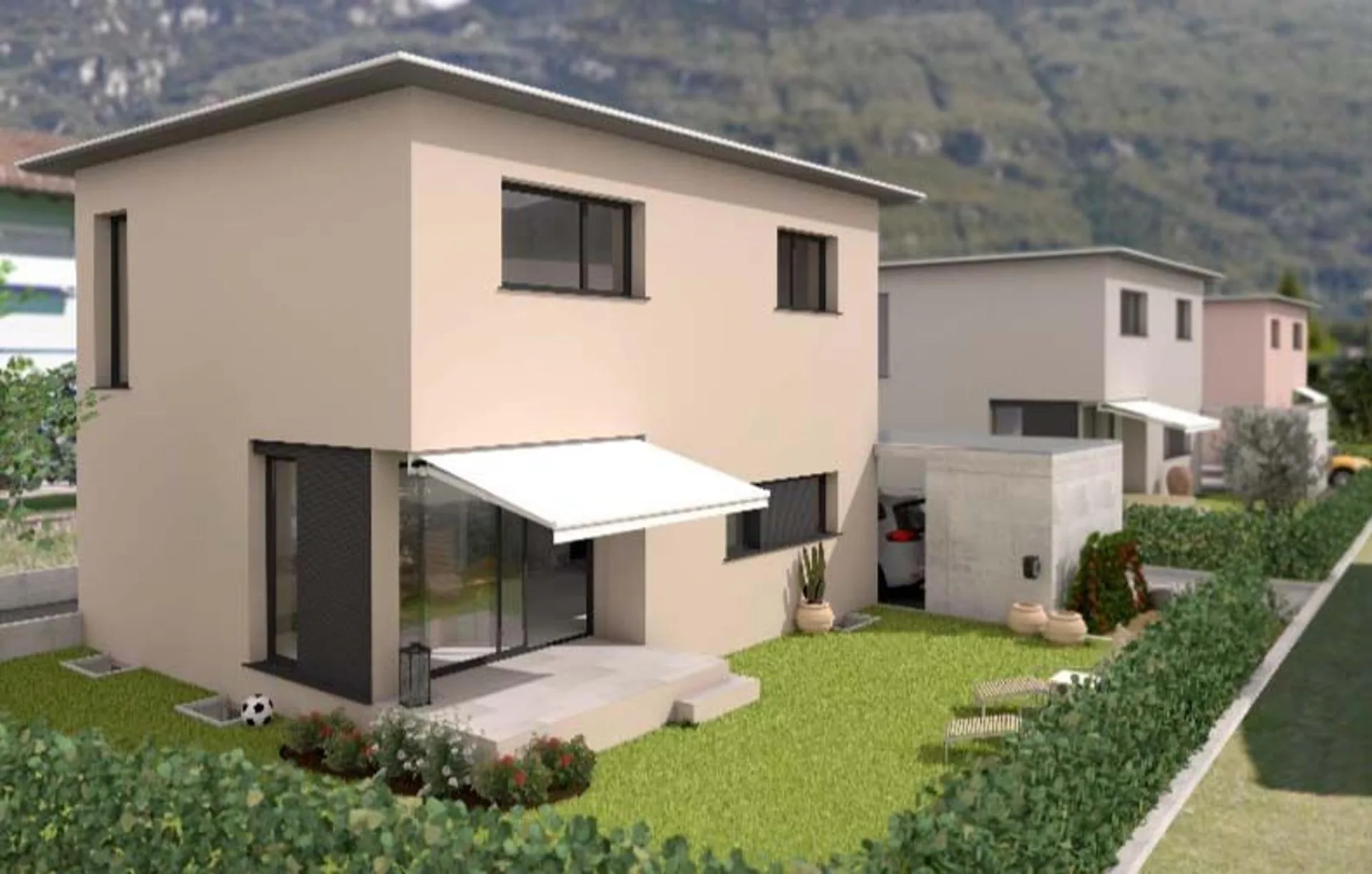 NUOVA COSTRUZIONE: CASA MONOFAMILIARE CON GIARDINO PRIVATO E DUE POSTI AUTO