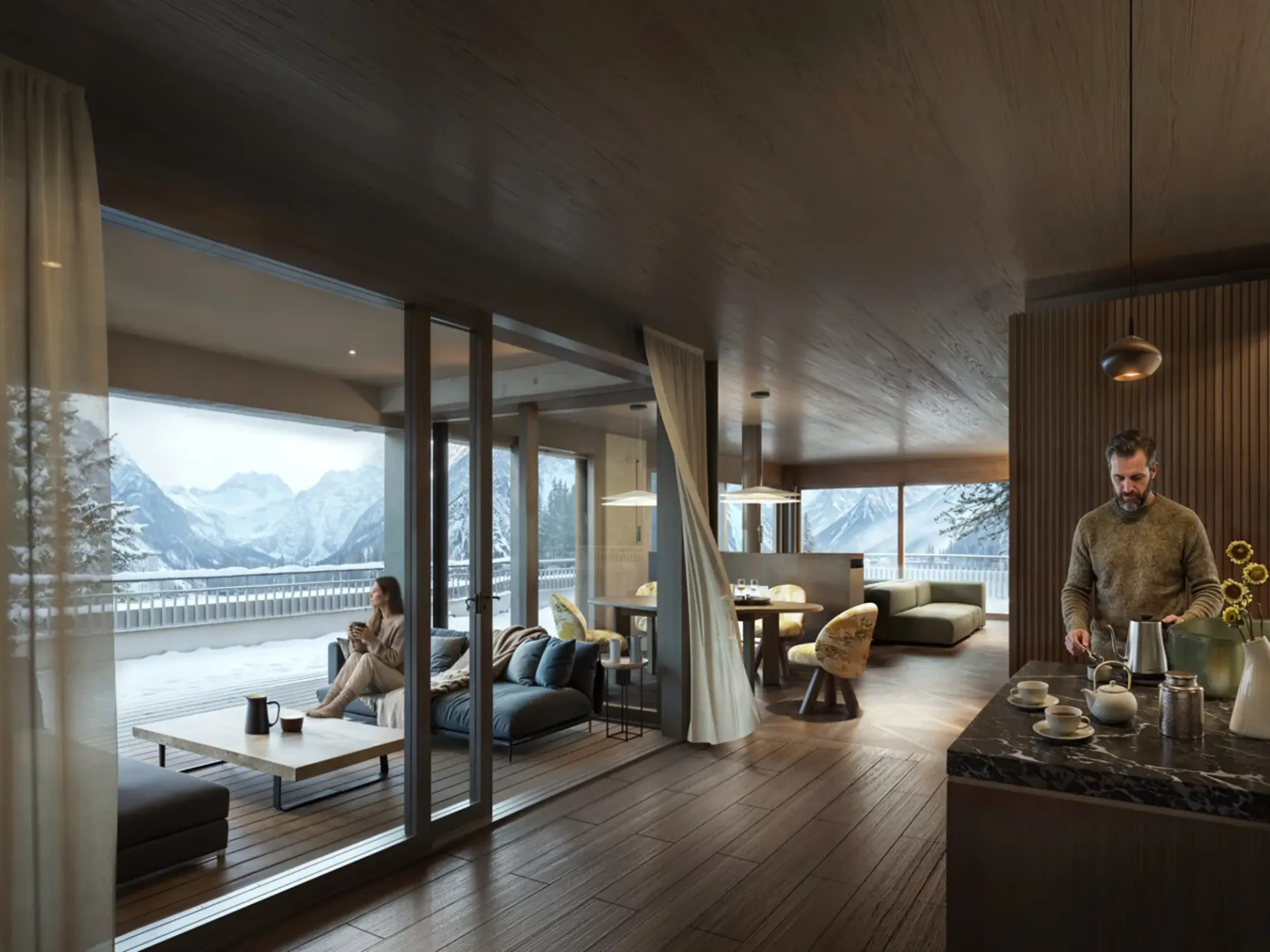 Arosa: appartamenti in proprietà nel progetto SUNNABODA