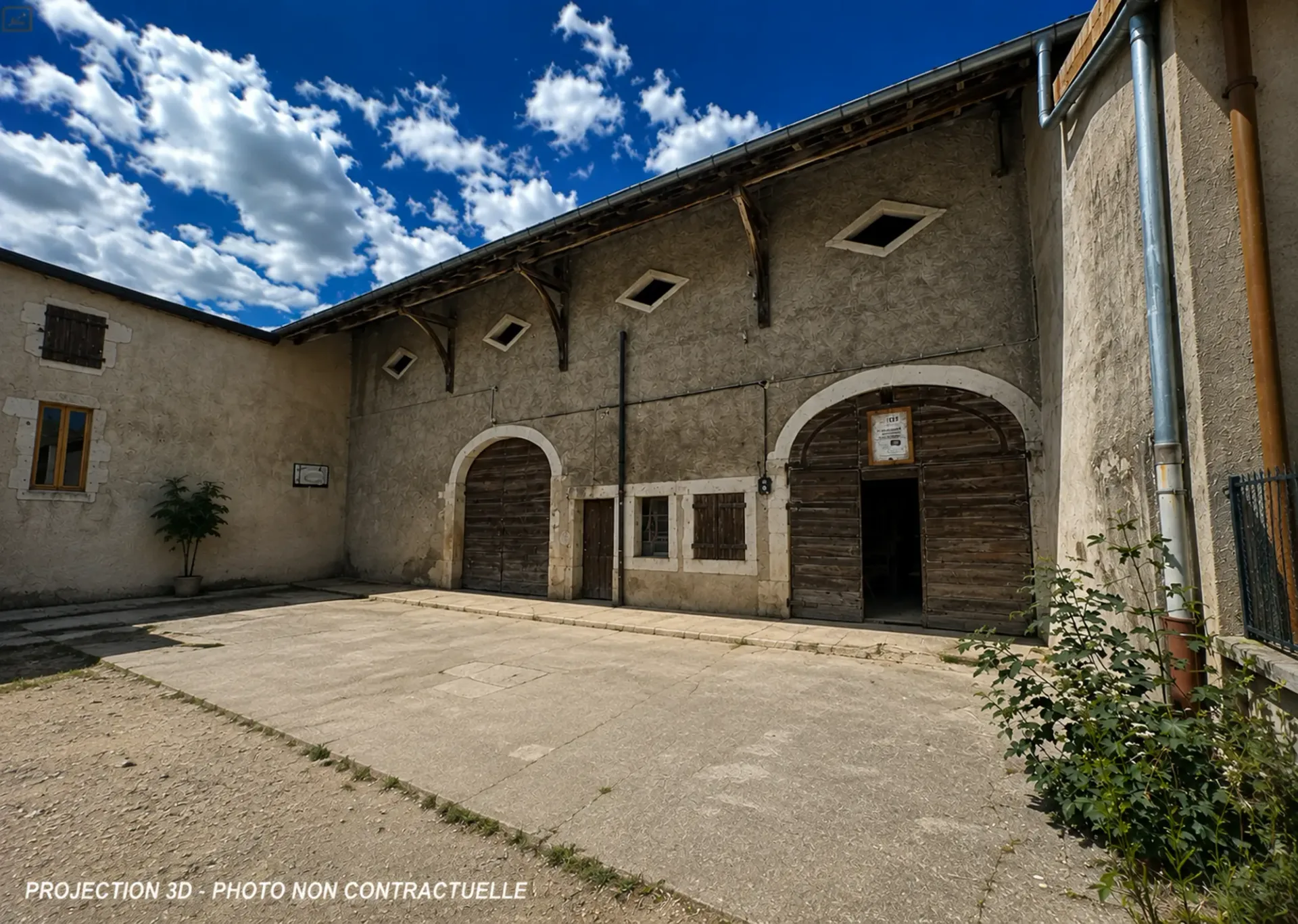 Gex centre, maison de village jumelée, de 180m2 + 116m2 espace parking/cave