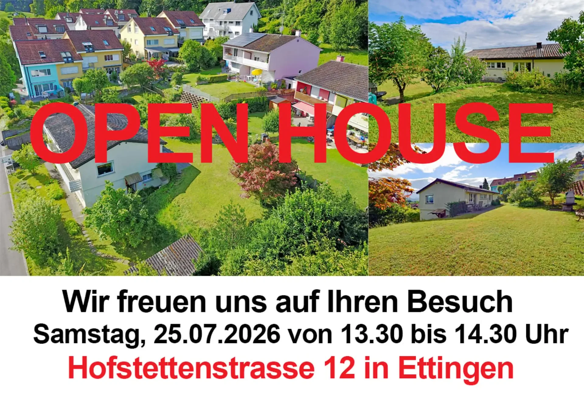 Einfamilienhaus mit Einliegerwohnung und viel Umschwung