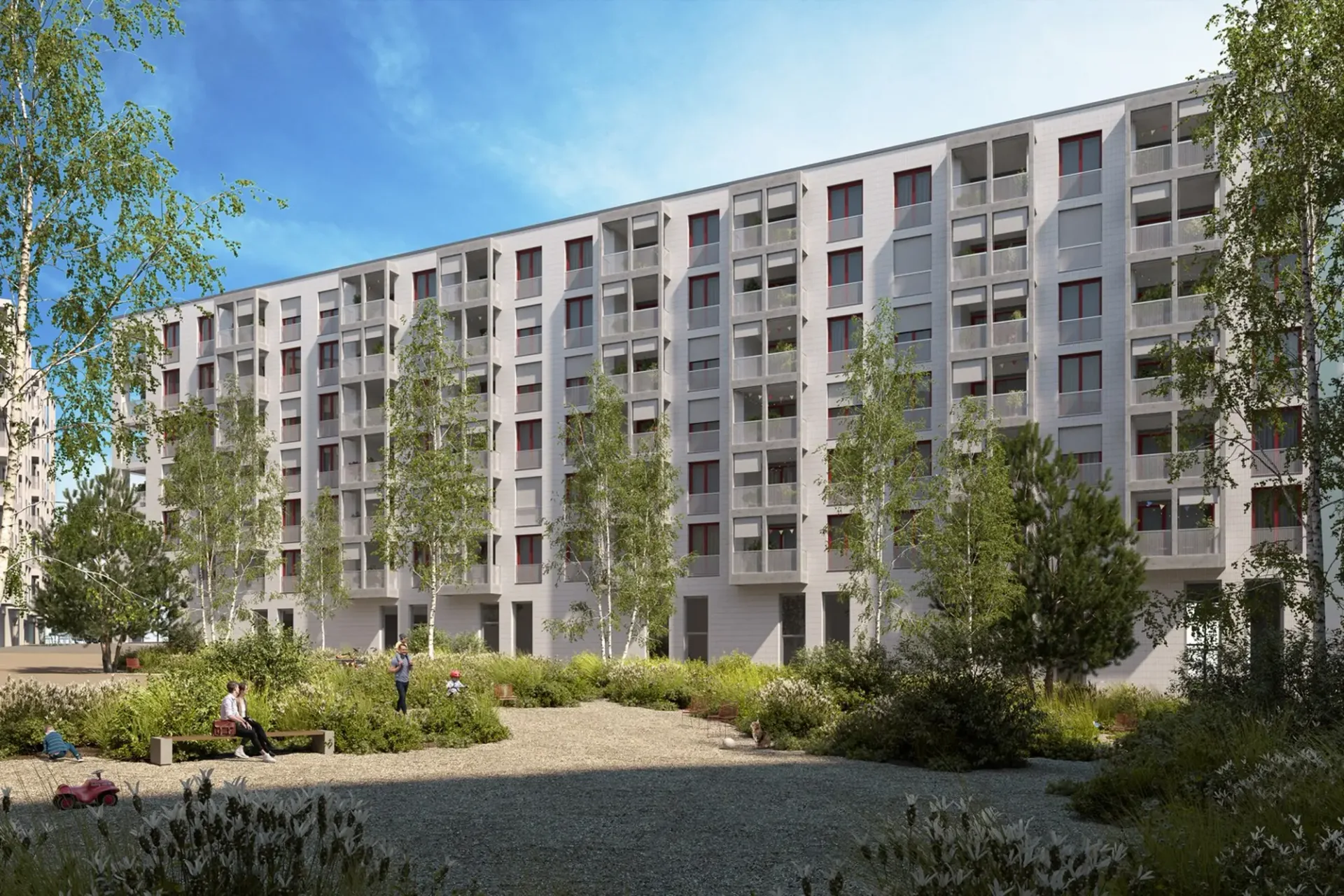 Nachhaltig Wohnen in einer modernen 2.5-Zimmer-Neubauwohnung