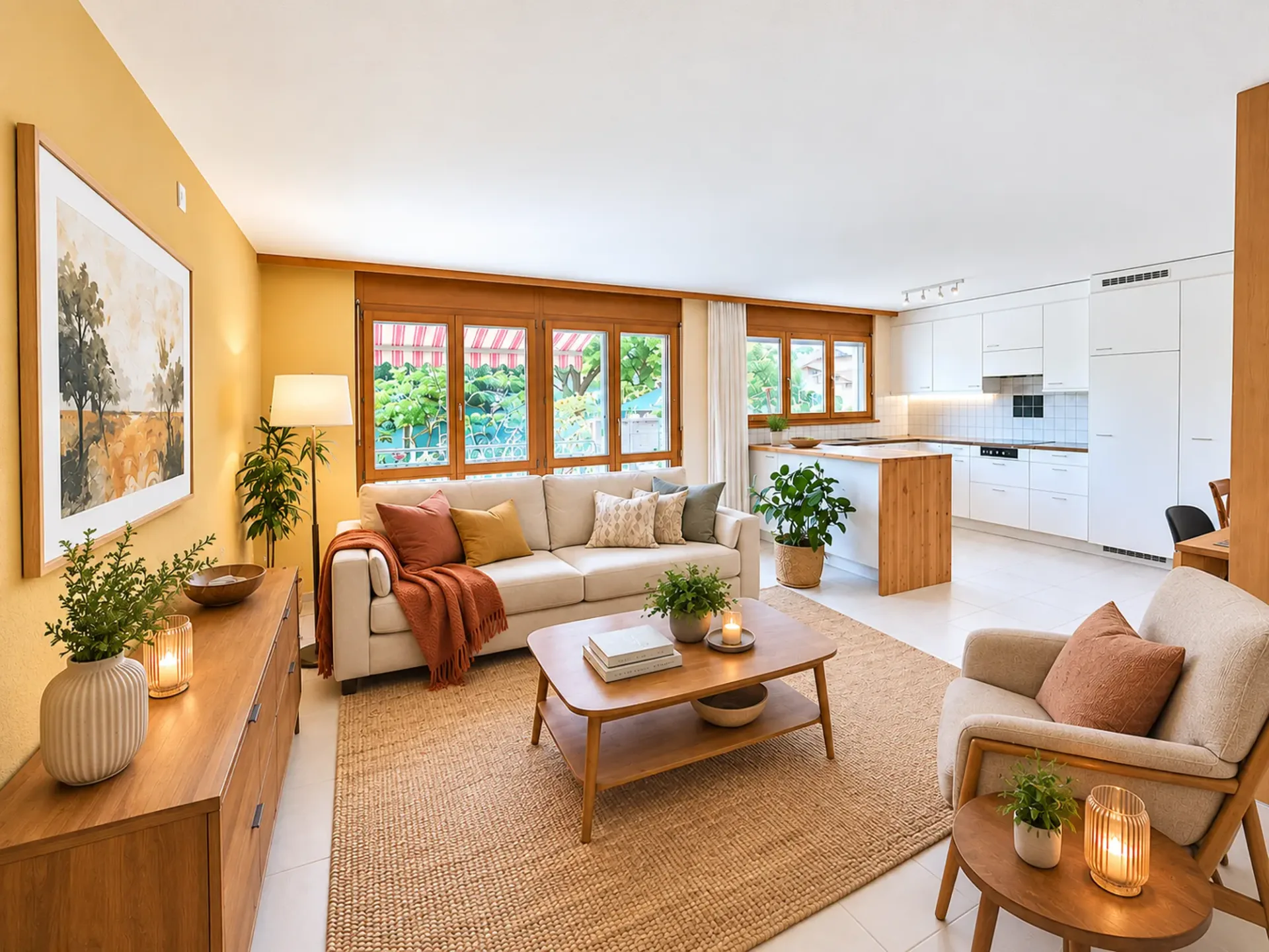 sonnige und gepflegte 4.5-Zimmer-Wohnung mit Garten in Steffisburg Schwäbis