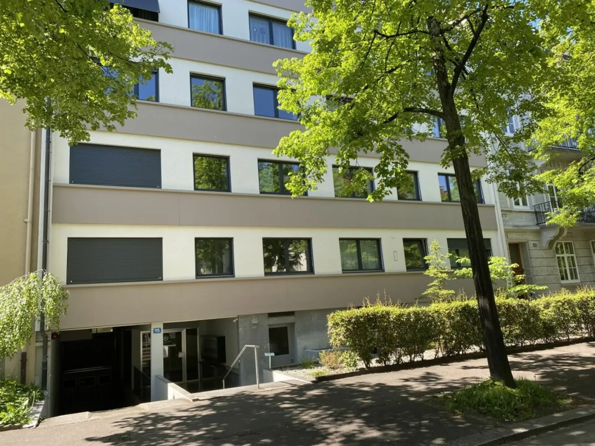 Automated parking space in the Paulusquartier