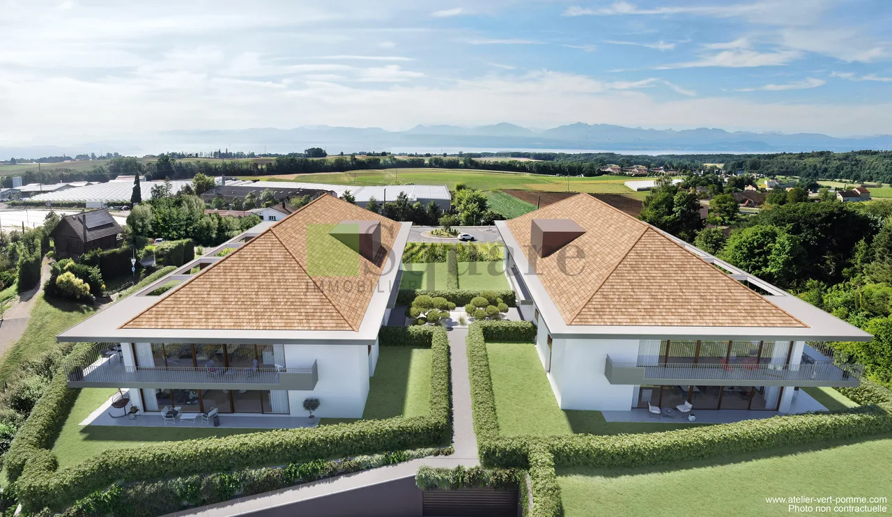 Prächtige 3,5 Zimmer in einer neuen Residenz im Herzen der Weinberge
