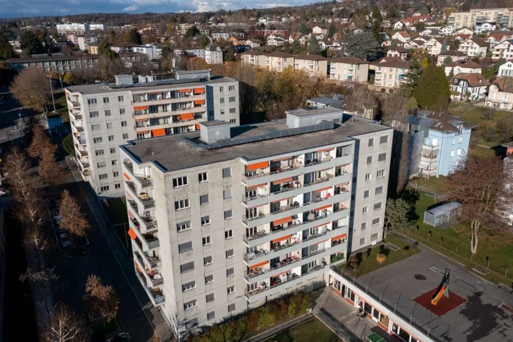 Appartement de 2 pièces au 6ème étage avec balcon à Renens