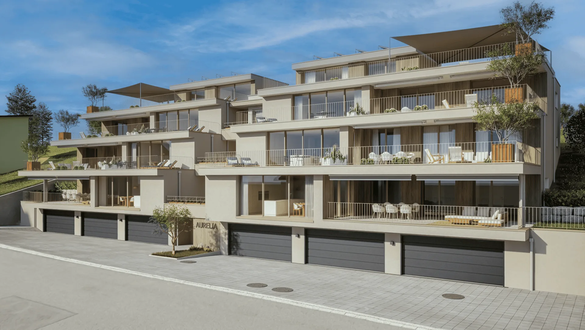 Neubauprojekt AURELIA Erlinsbach AG – 4.5 Zimmer Loggiawohnung A.01