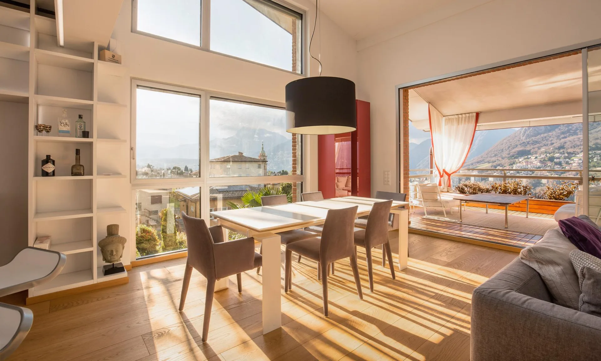 LUXUS-ATTELIER 7.5 MIT SEEBLICK UND POOL IN MONTAGNOLA