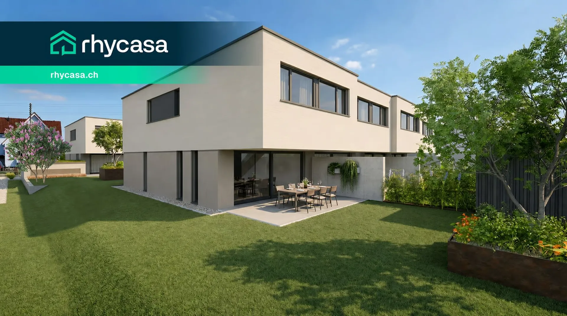 Neubauprojekt «Aurea Quartier» – 5.5-Zimmer-Reihenhaus mit eigenem Garten an ruhiger Lage in Au