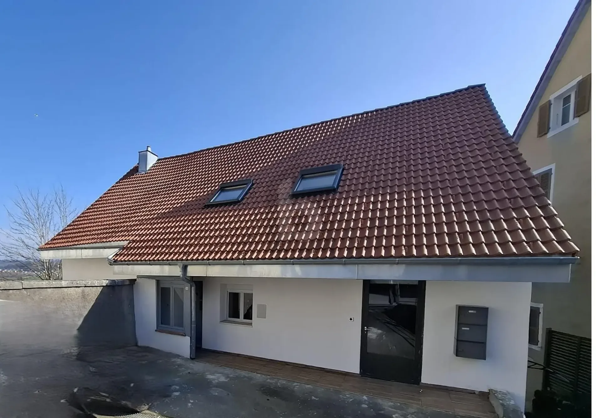Gemütlich, mit freier Sicht