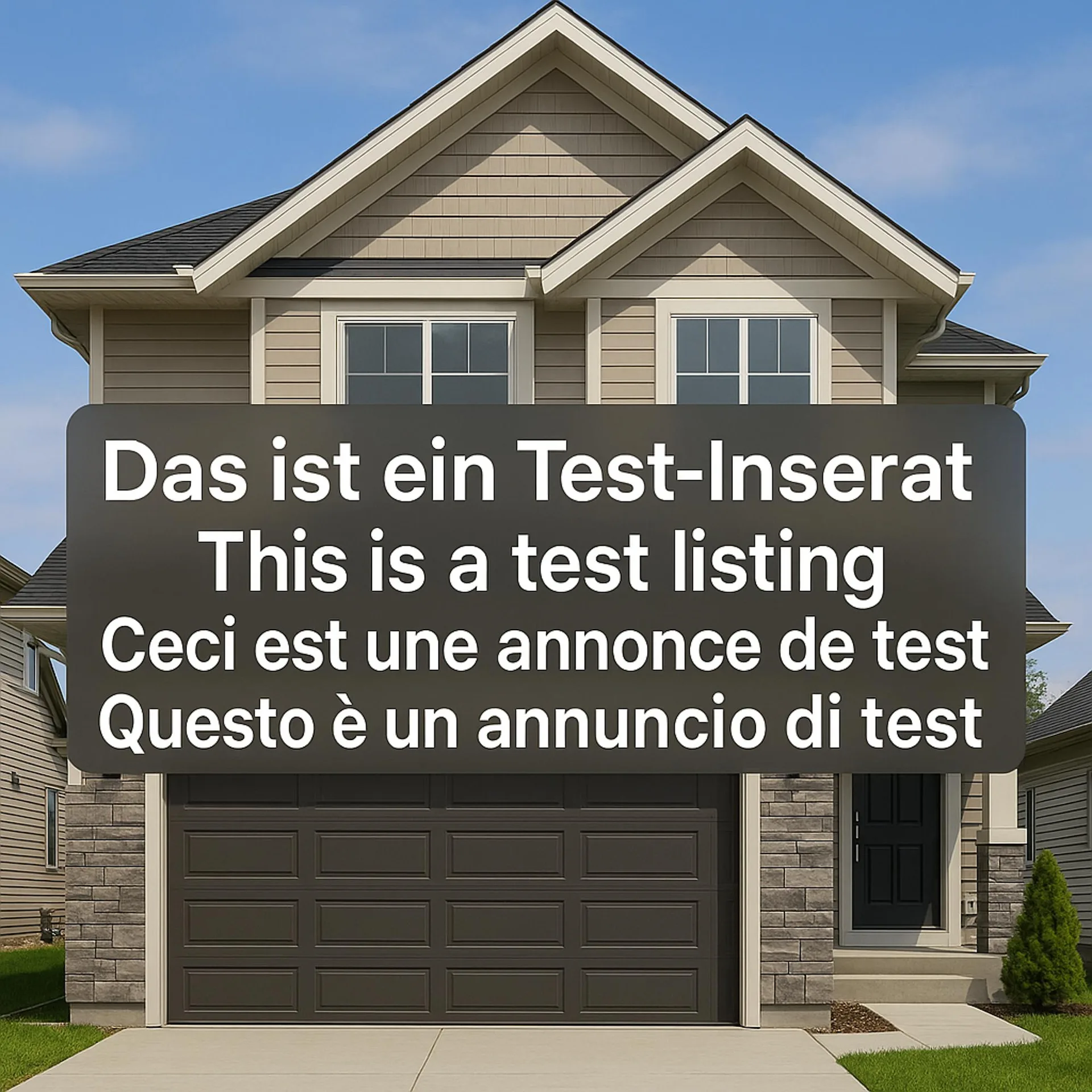 Test Inserat CL w/o M