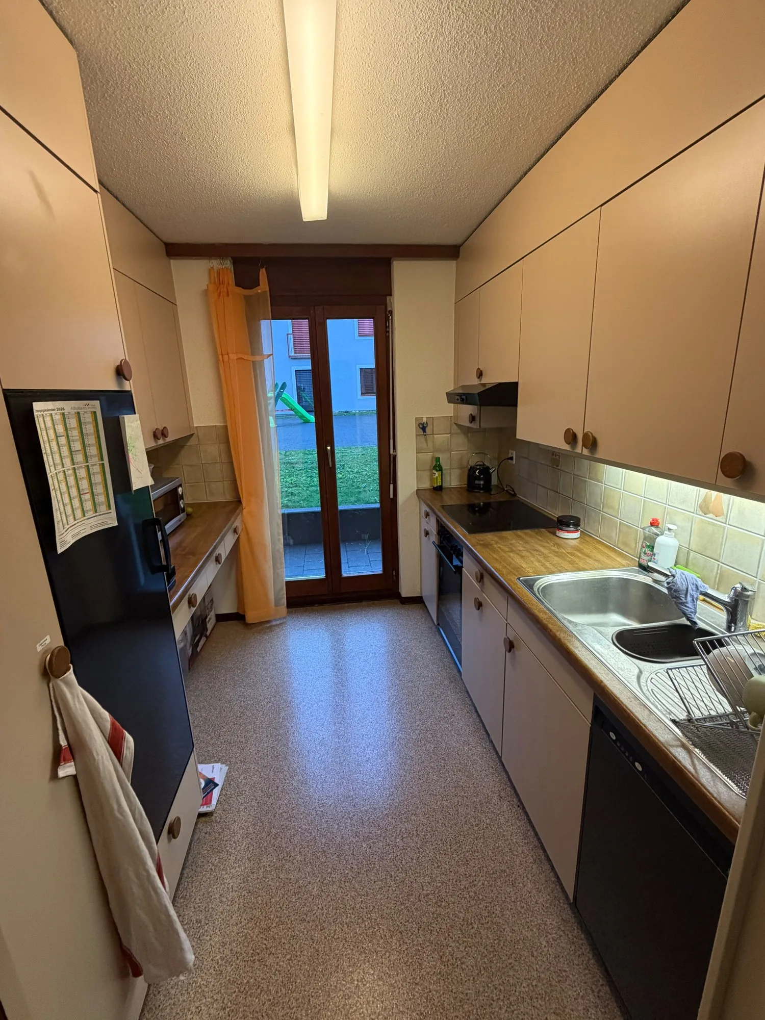 Appartement de jardin de 3,5 pièces situé au centre d'Affoltern a. A.