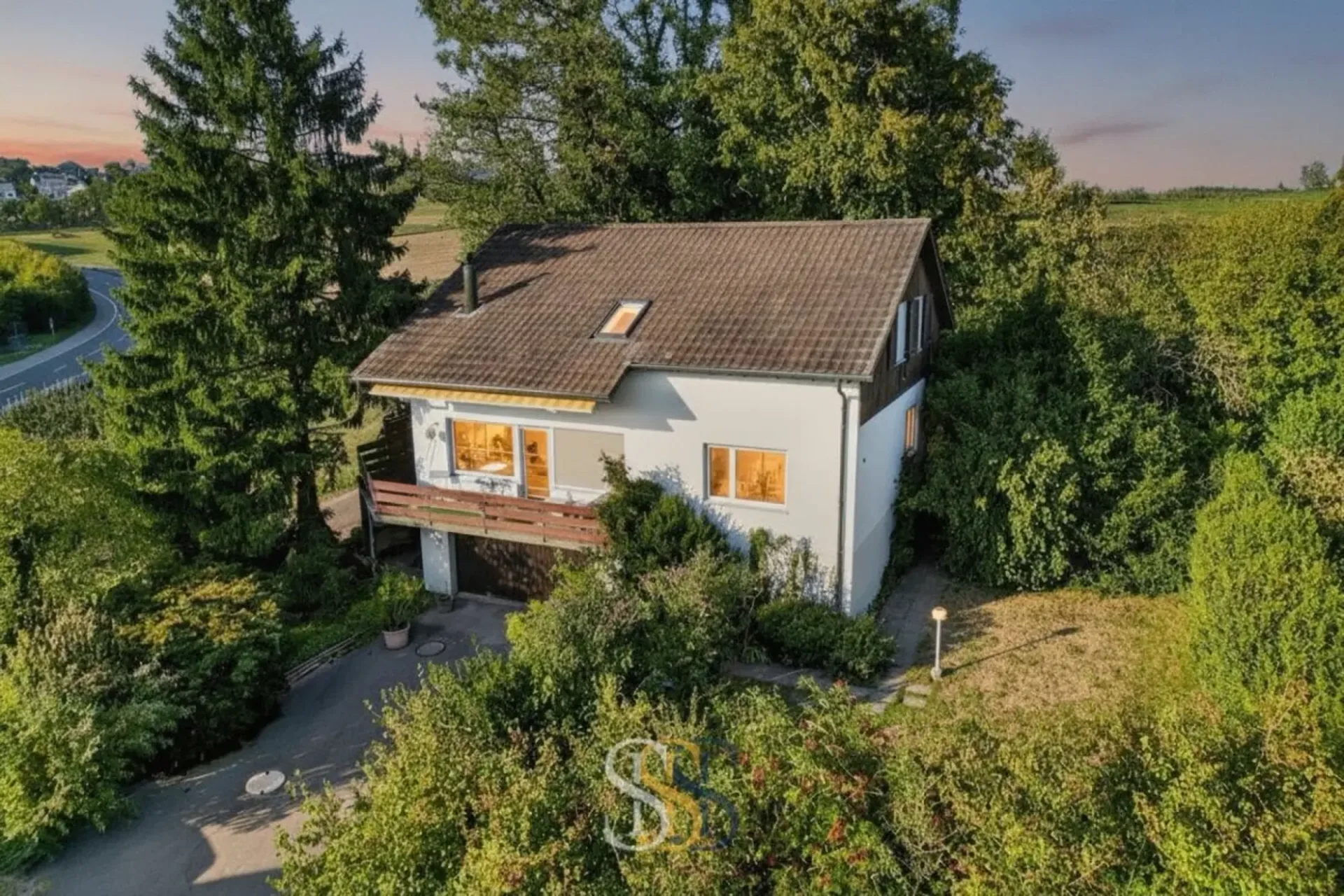 Charmantes Einfamilienhaus mit Weitblick und grossem Garten
