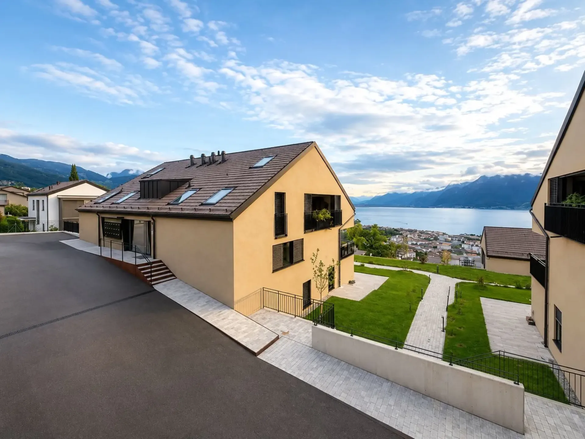 Meraviglioso appartamento di 4.5 locali con vista sul lago a Chardonne