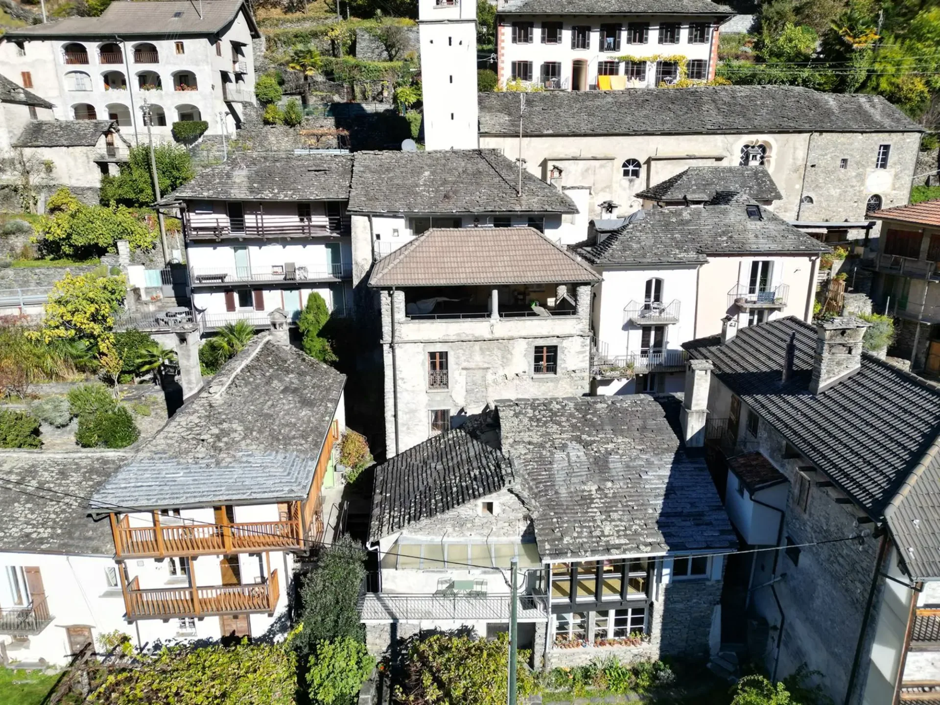 Historisches Dorfhaus von 1649 mit atemberaubendem Panoramablick