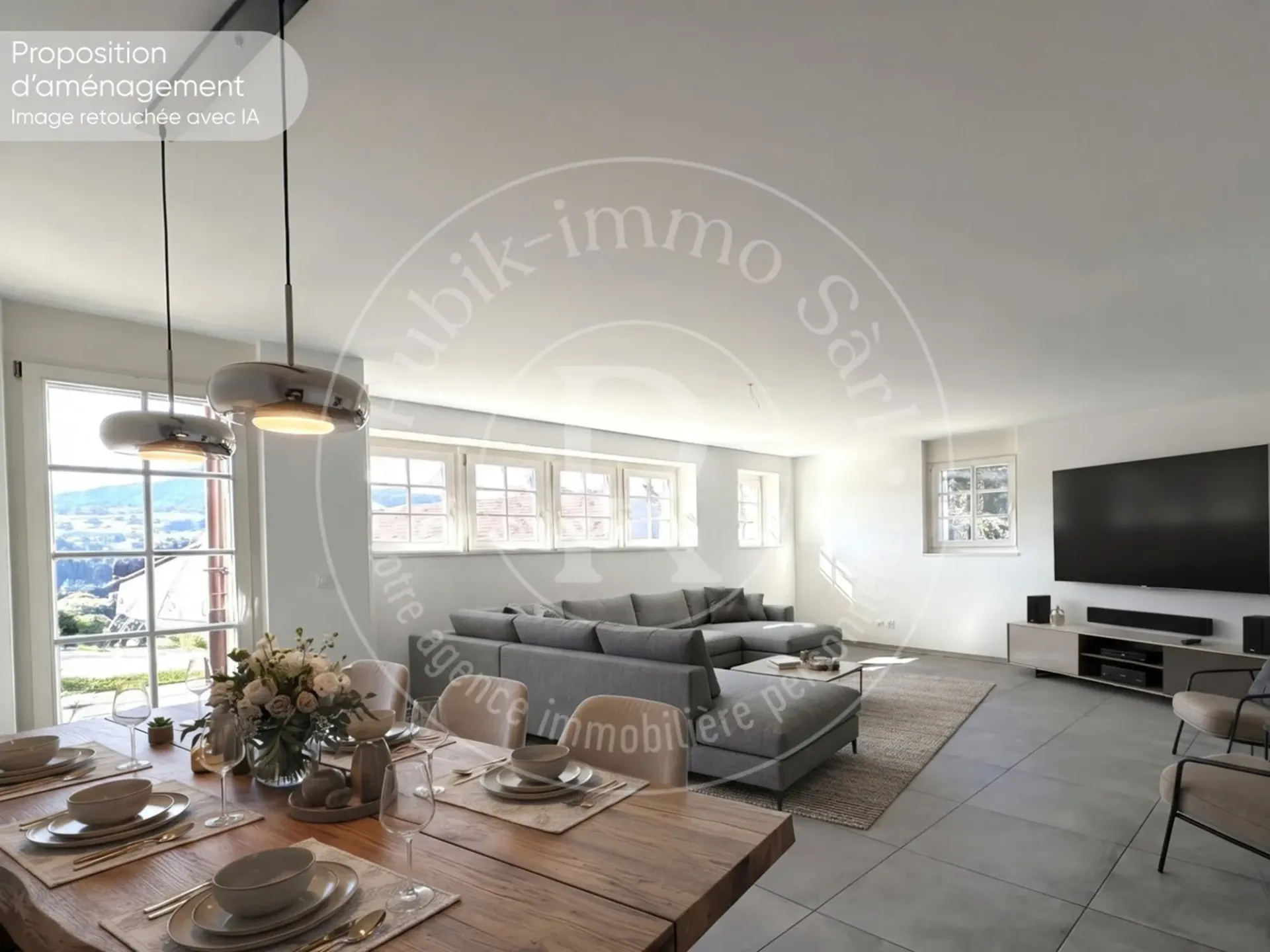 Herzstück in Autigny - Duplex 5,5 Zimmer, 153 m² + Terrasse von 22 m²