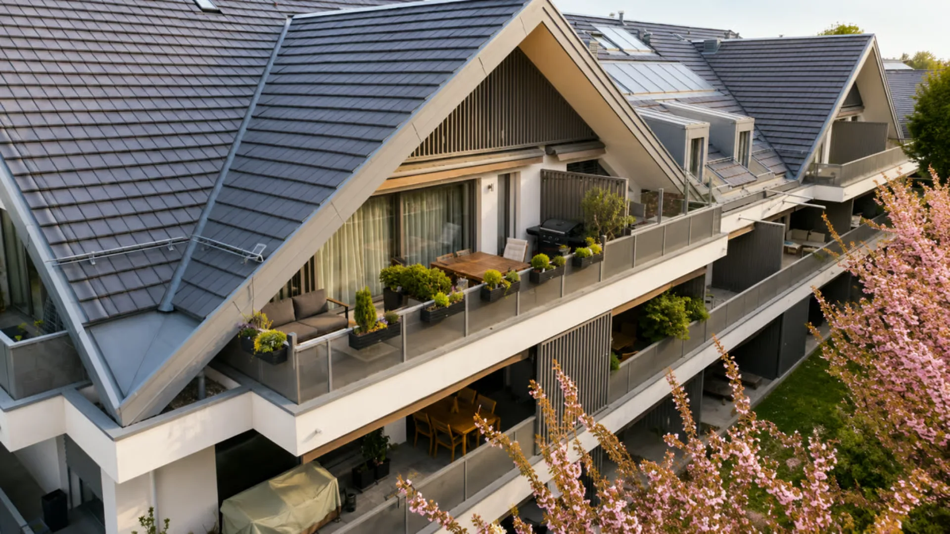 Superbes Dachgeschoß-Duplexwohnung im Herzen von Mies