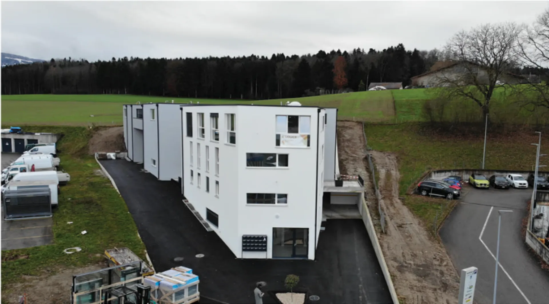 Lager mit Mezzanine