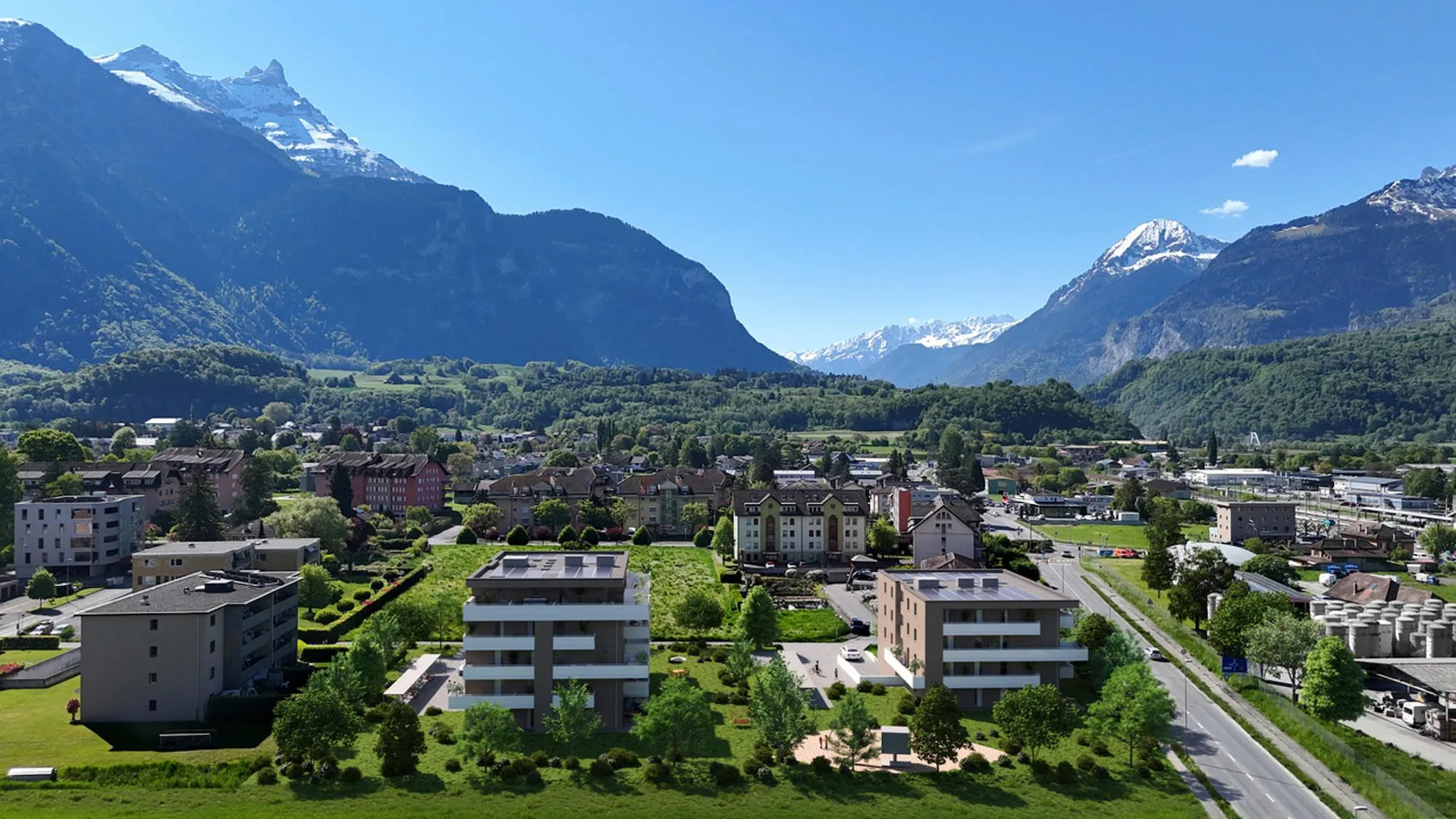 APARTMENT OF 4.5 ROOMS WITH GARDEN - CLOSE TO TRAIN STATION - PANORAMIC VIEW
