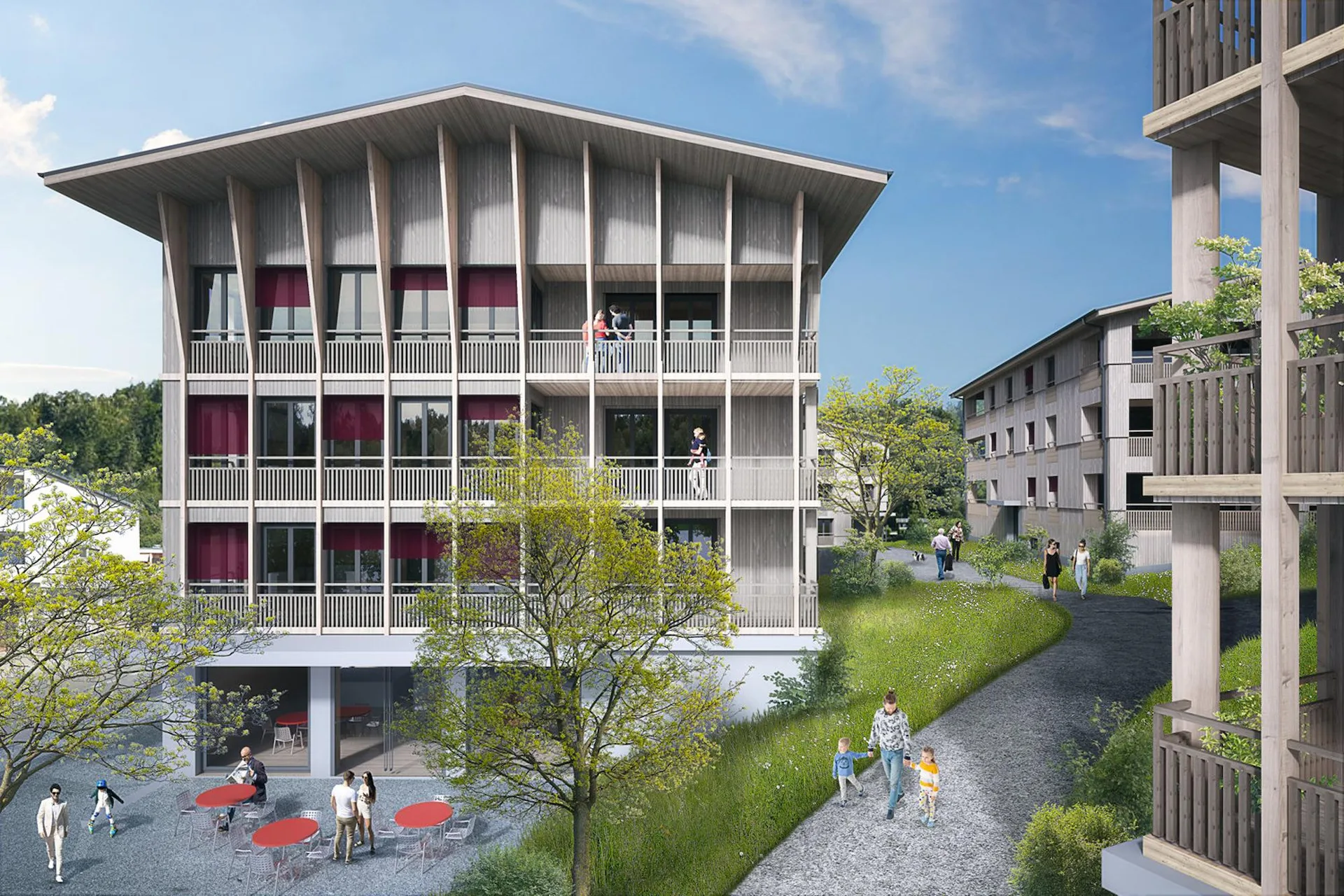 Dorfmitte Rüfenacht "Zur alten Linde" die Bauarbeiten sind weit fortgeschritten!