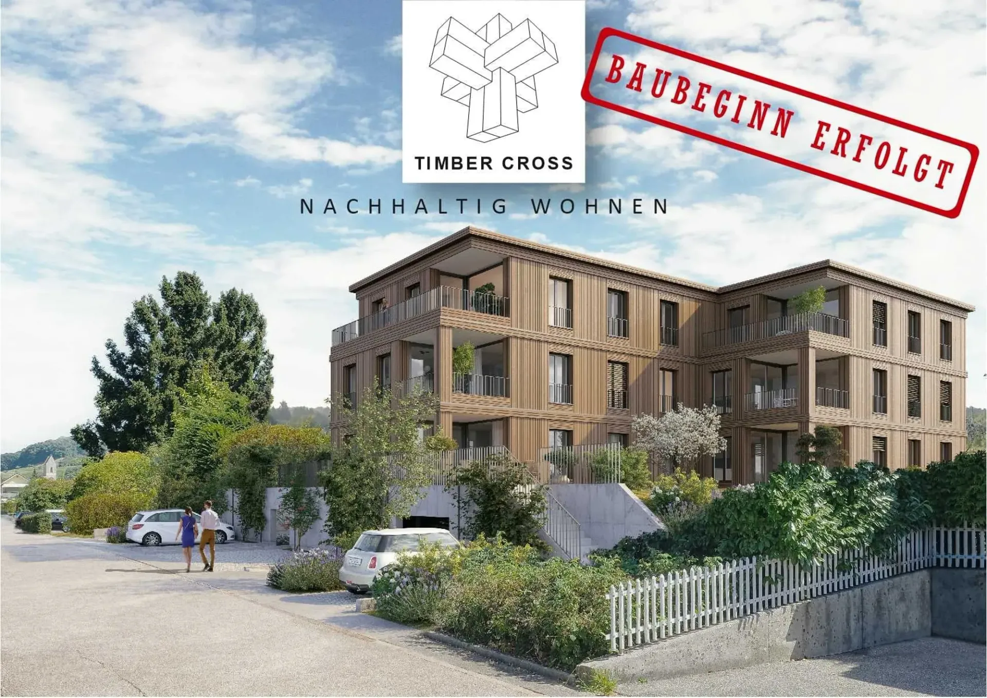 BAUBEGINN ERFOLGT: Wohnen im Grünen - Nachhaltiges Projekt mit Charme