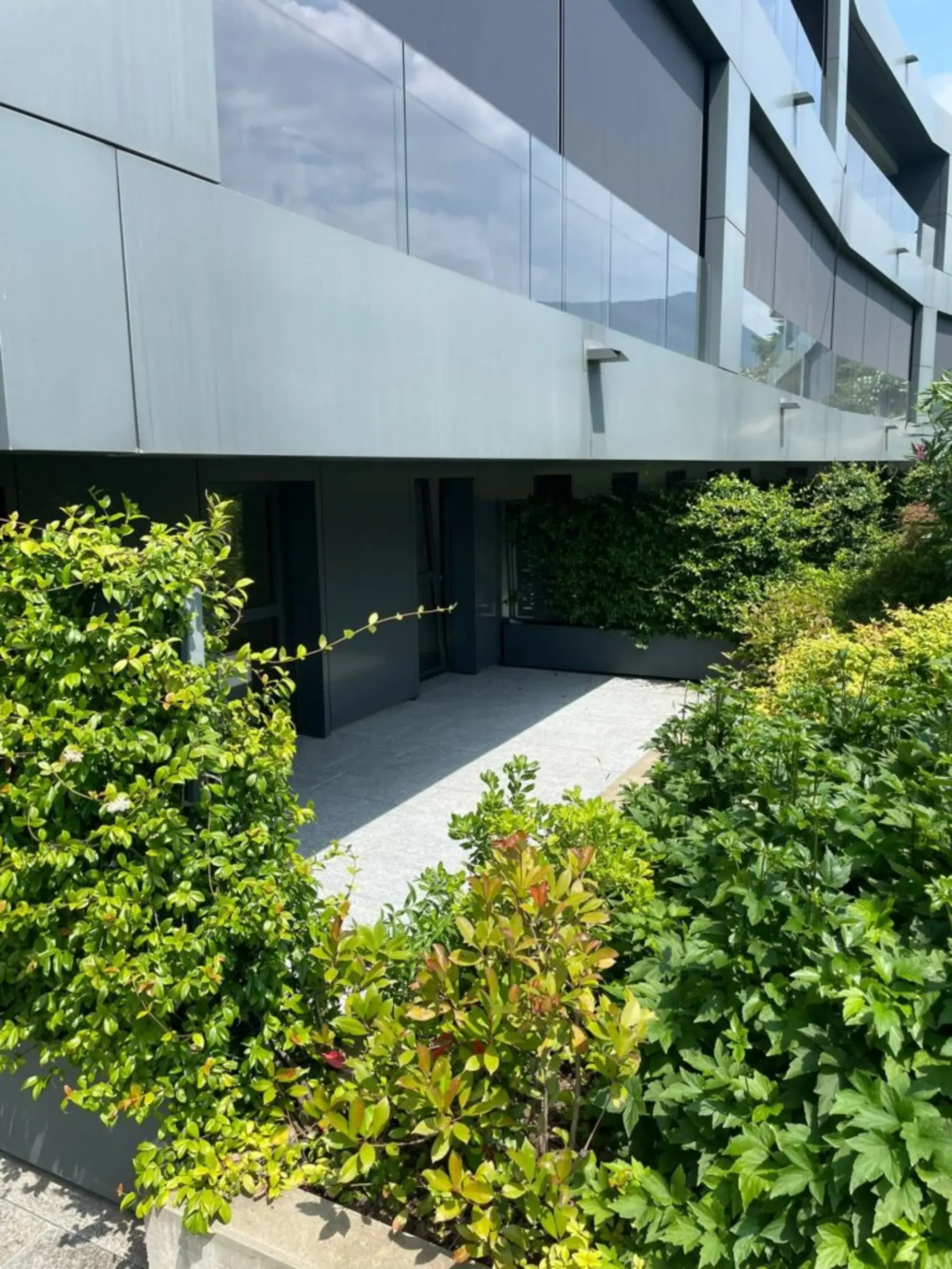 Mietet man ein modernes Einzimmerapartment mit Balkon in Lugano-Castagnola