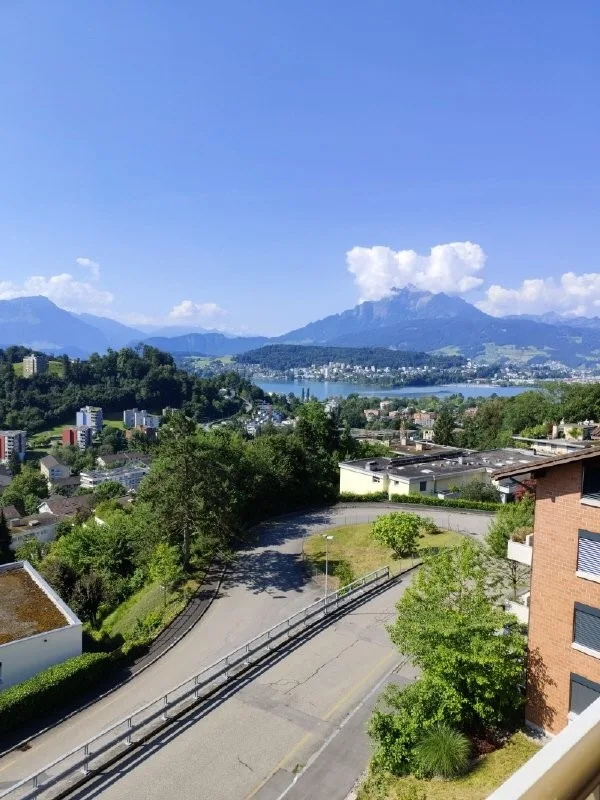 Wohngenuss auf höchstem Niveau  3.5-Zimmer-Wohnung mit fantastischer See- und Bergsicht