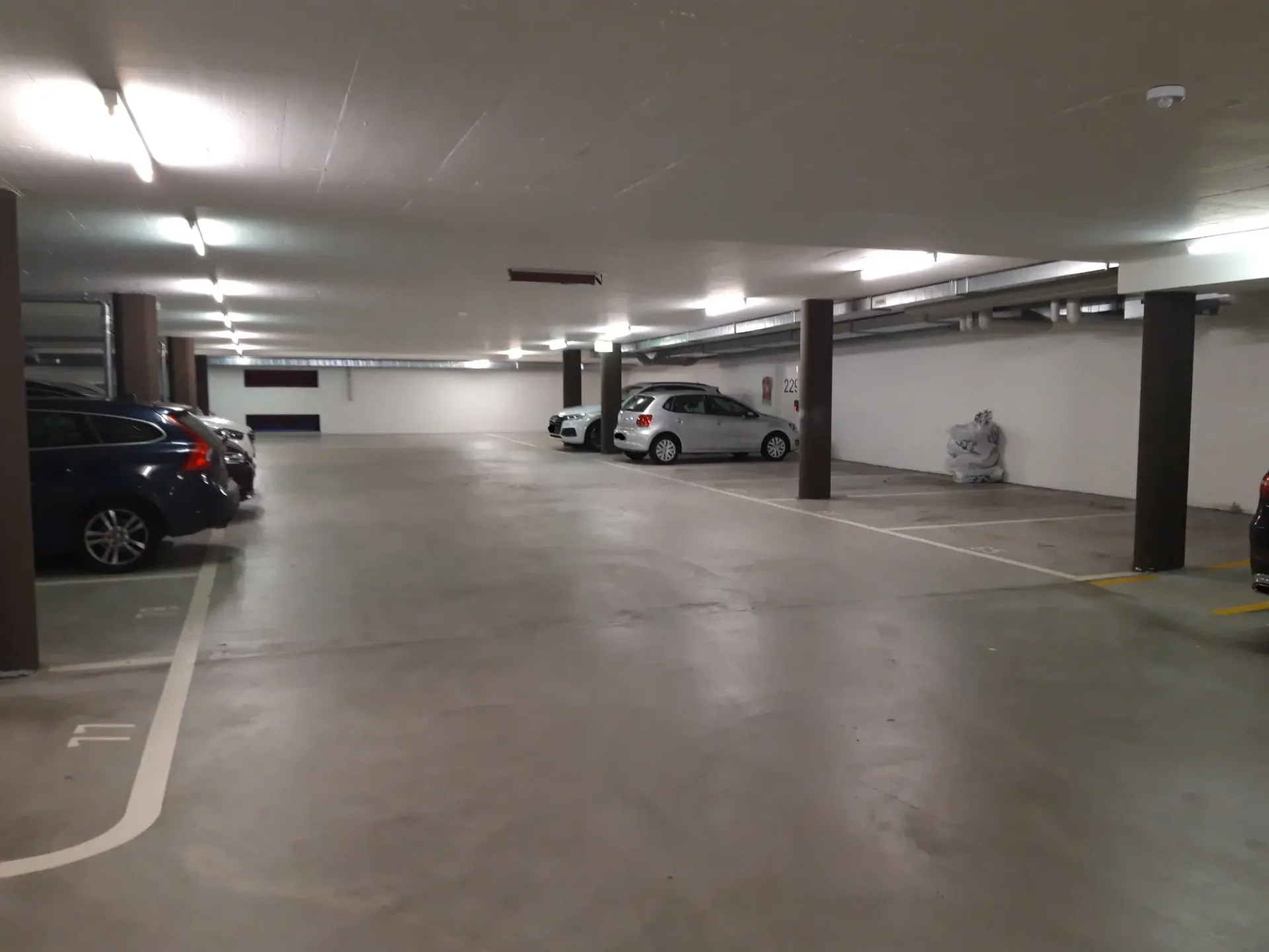 Motorradparkplatz in Zürich Seebach
