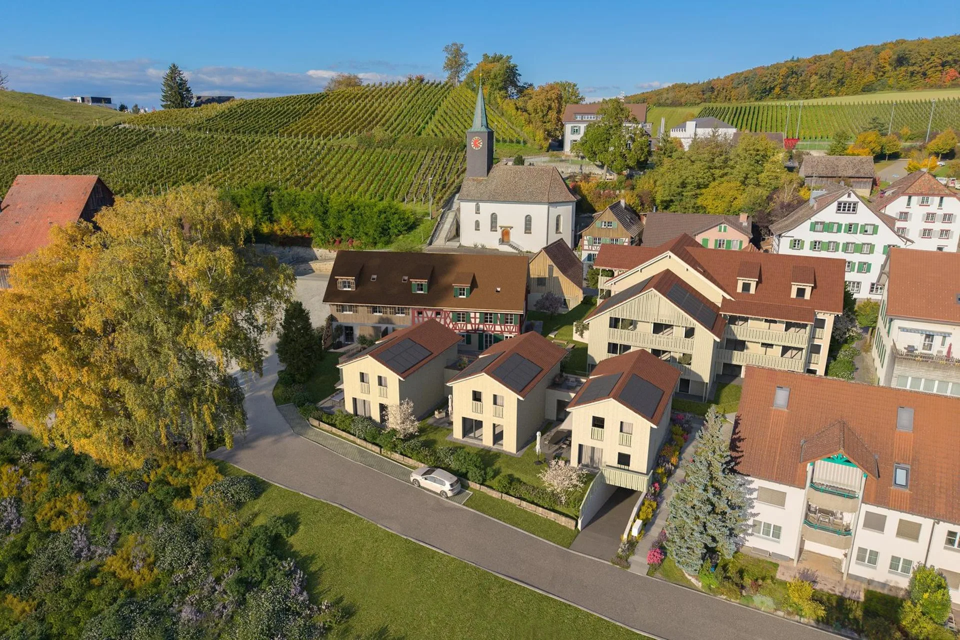 Modernes 4.5-Zimmer-Einfamilienhaus in ruhiger Dorfmitte von Dörf­lingen
