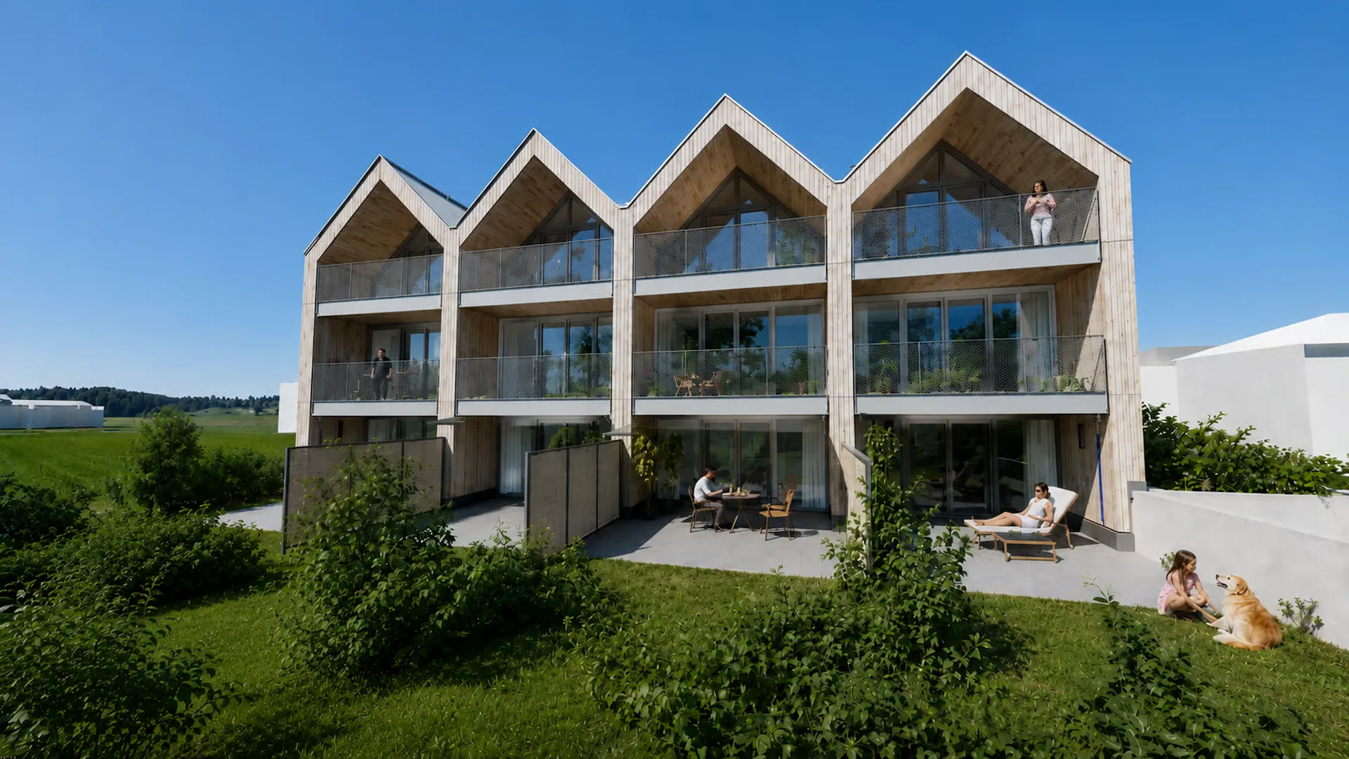 Neubau mit viel Wohnkomfort - moderne 5.5 Zimmer Reihen Einfamilienhäuser