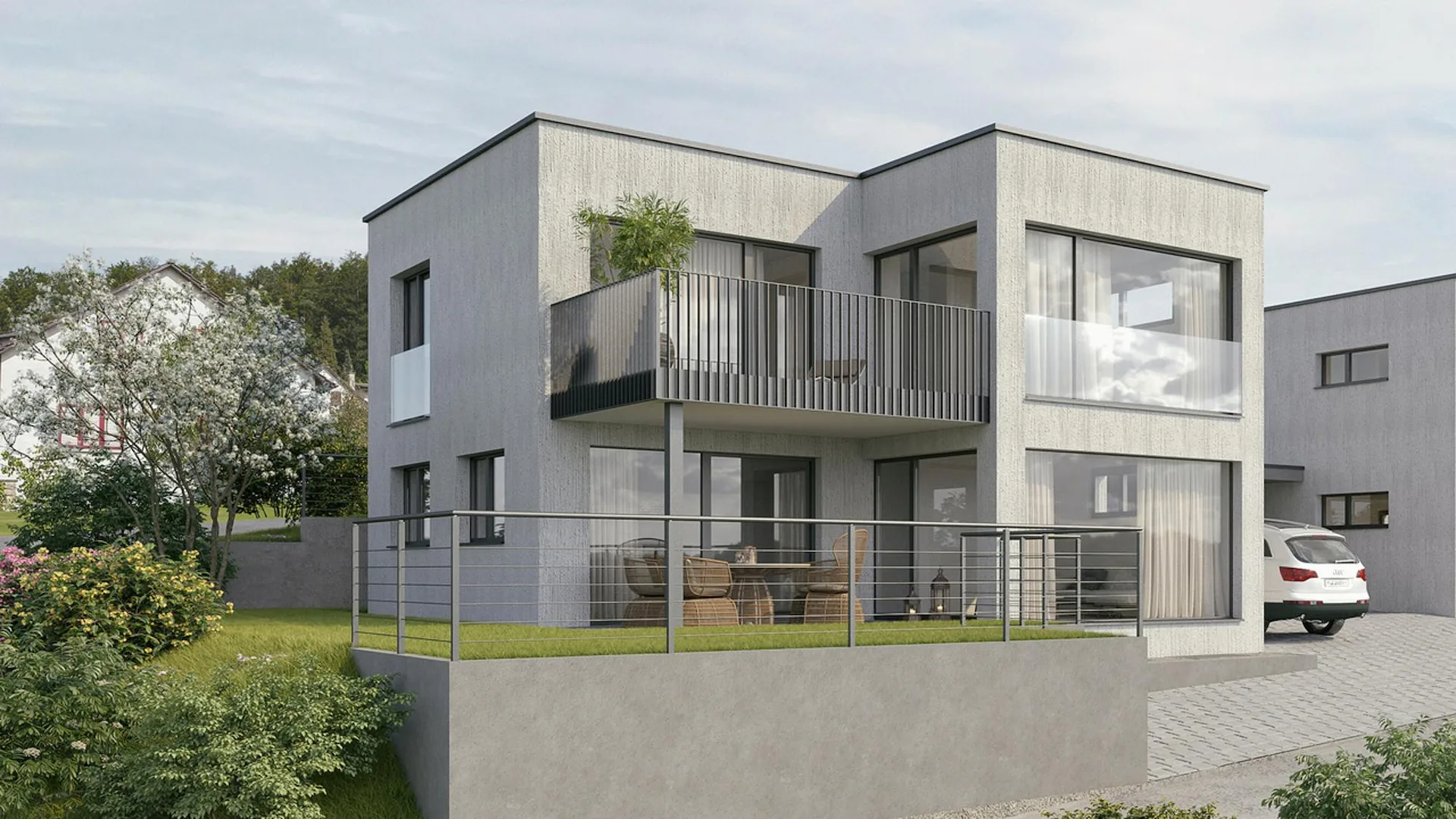 Neubauprojekt Oberdorfgasse mit vier Einfamilienhäusern (Haus B)