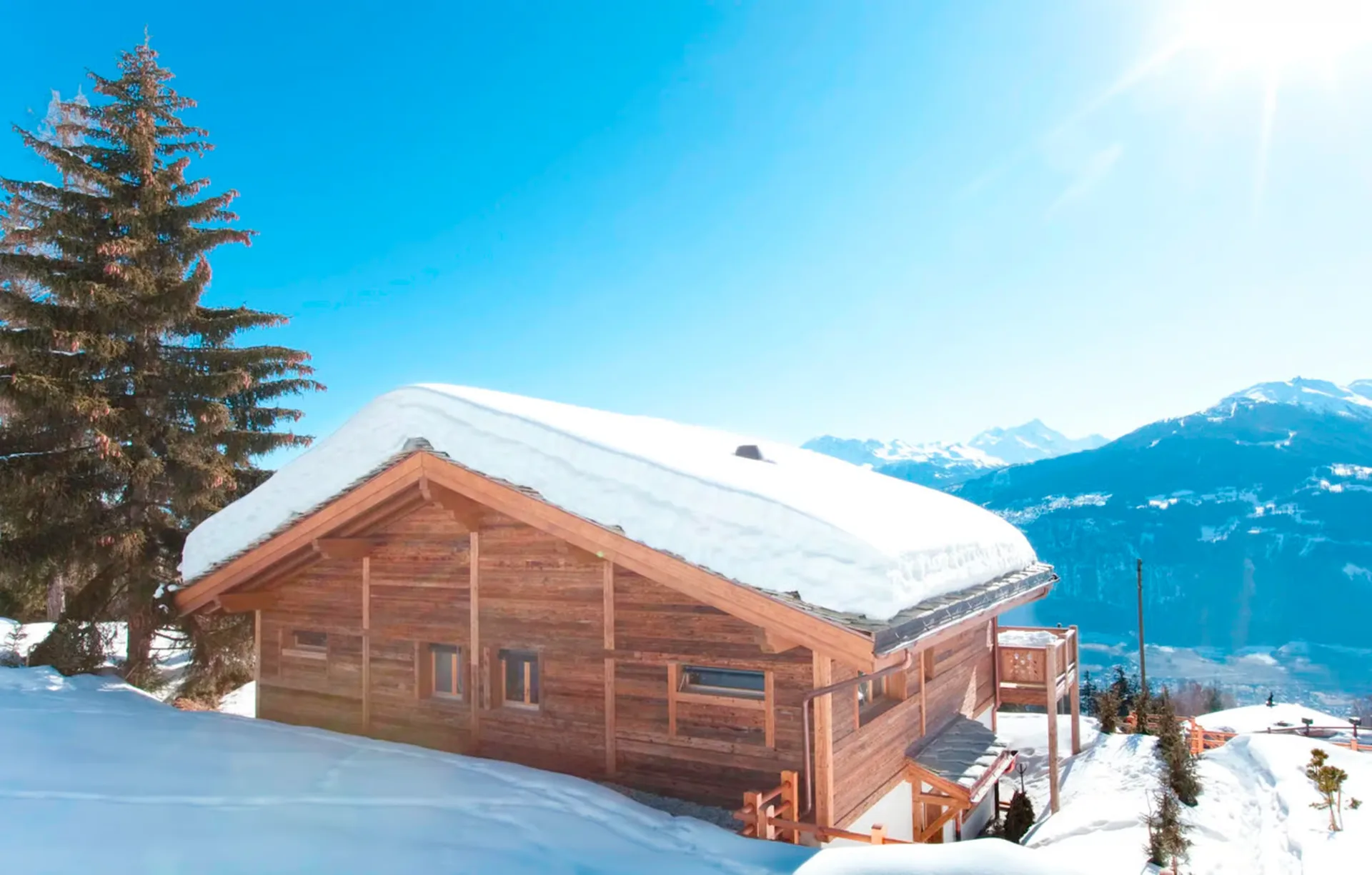 Chalet d'exception construit en résidence secondaire