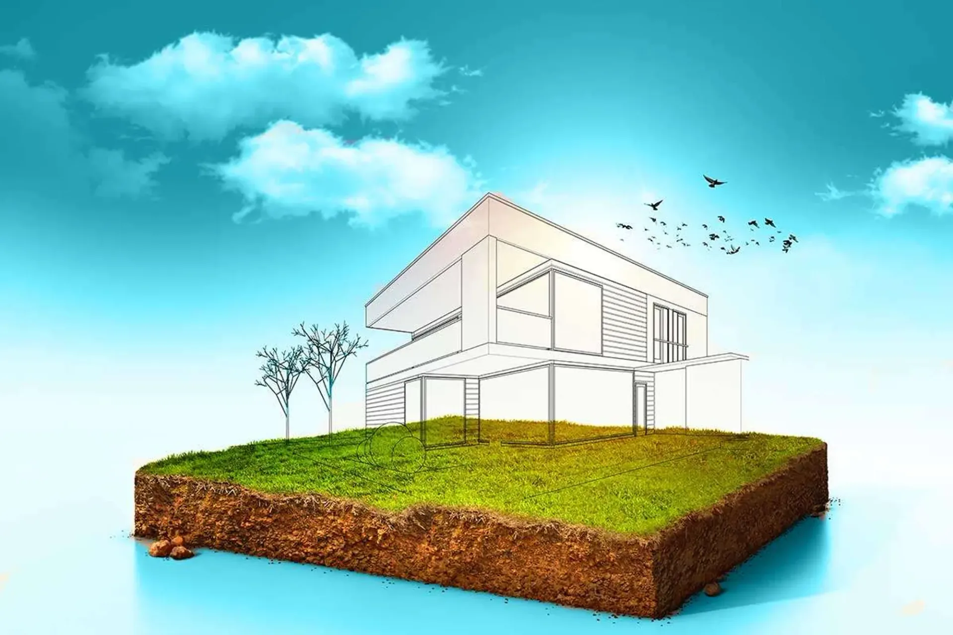 Bauland + Mietshaus